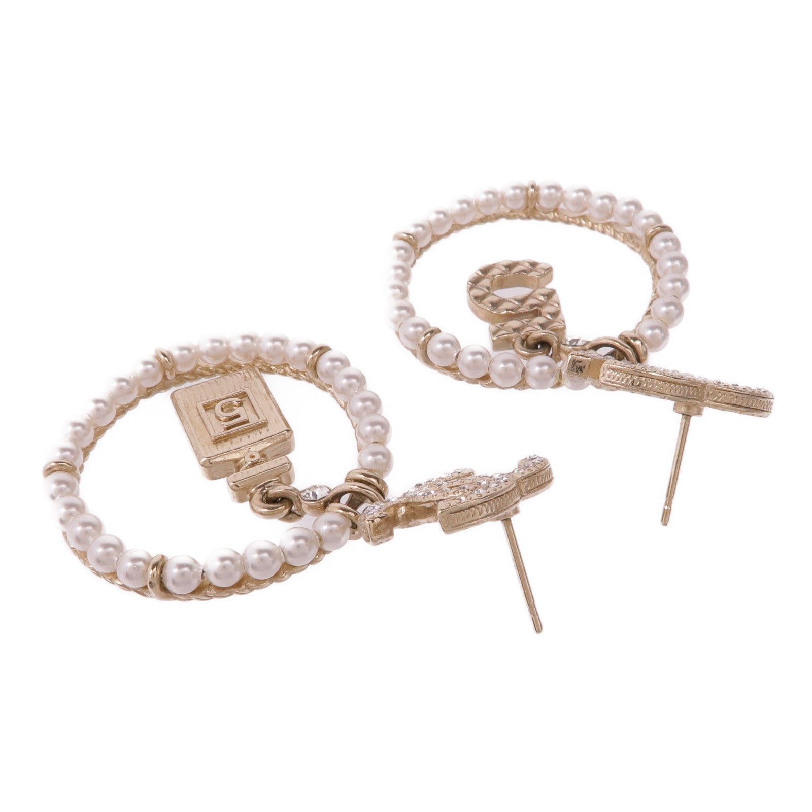 CHANEL PVC/金屬Earrings耳環