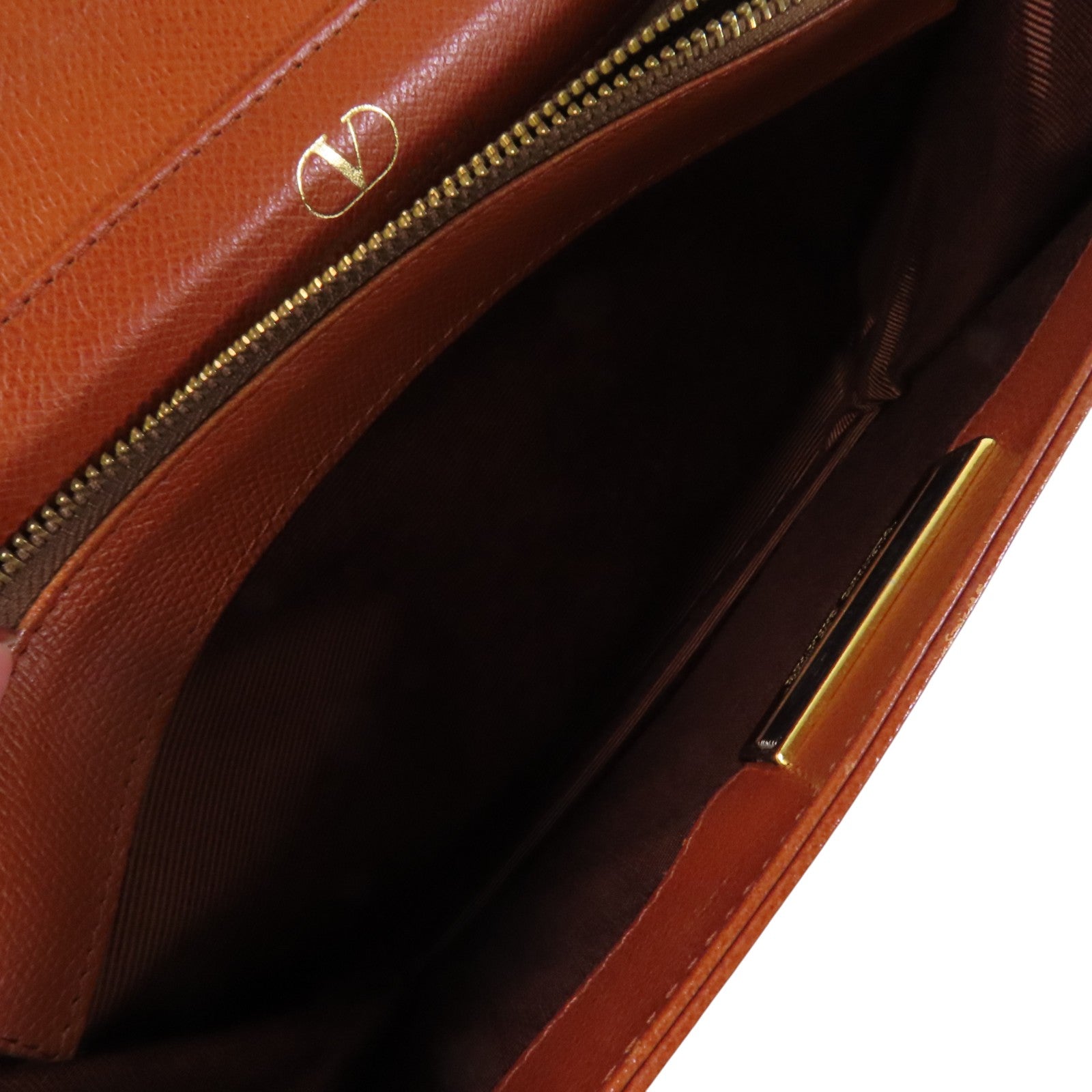 Valentino 【激減優惠】牛皮皮革2Way Shoulder Bag金扣手挽肩背兩用袋