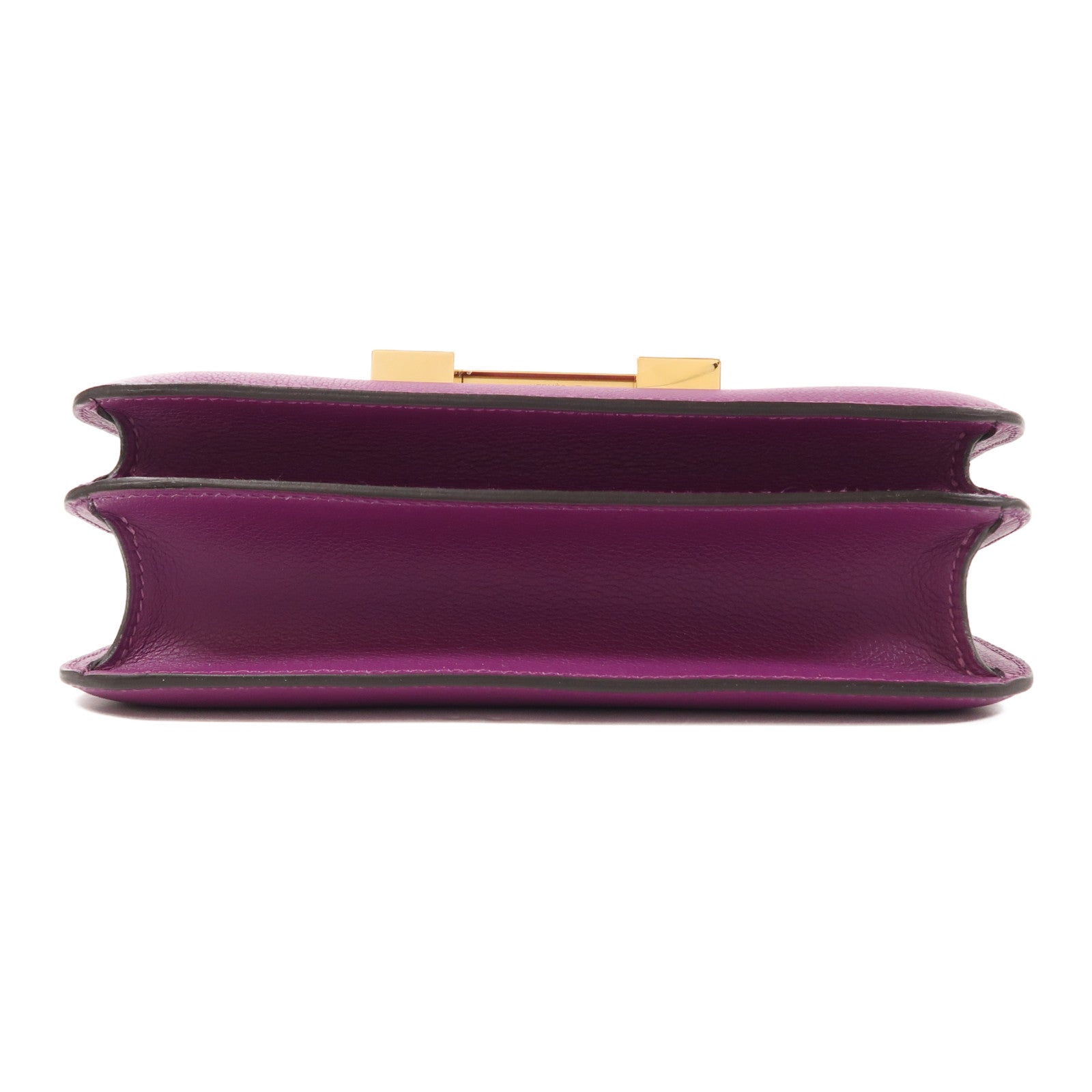 HERMES Evercolor皮革Constance 24金扣肩背袋