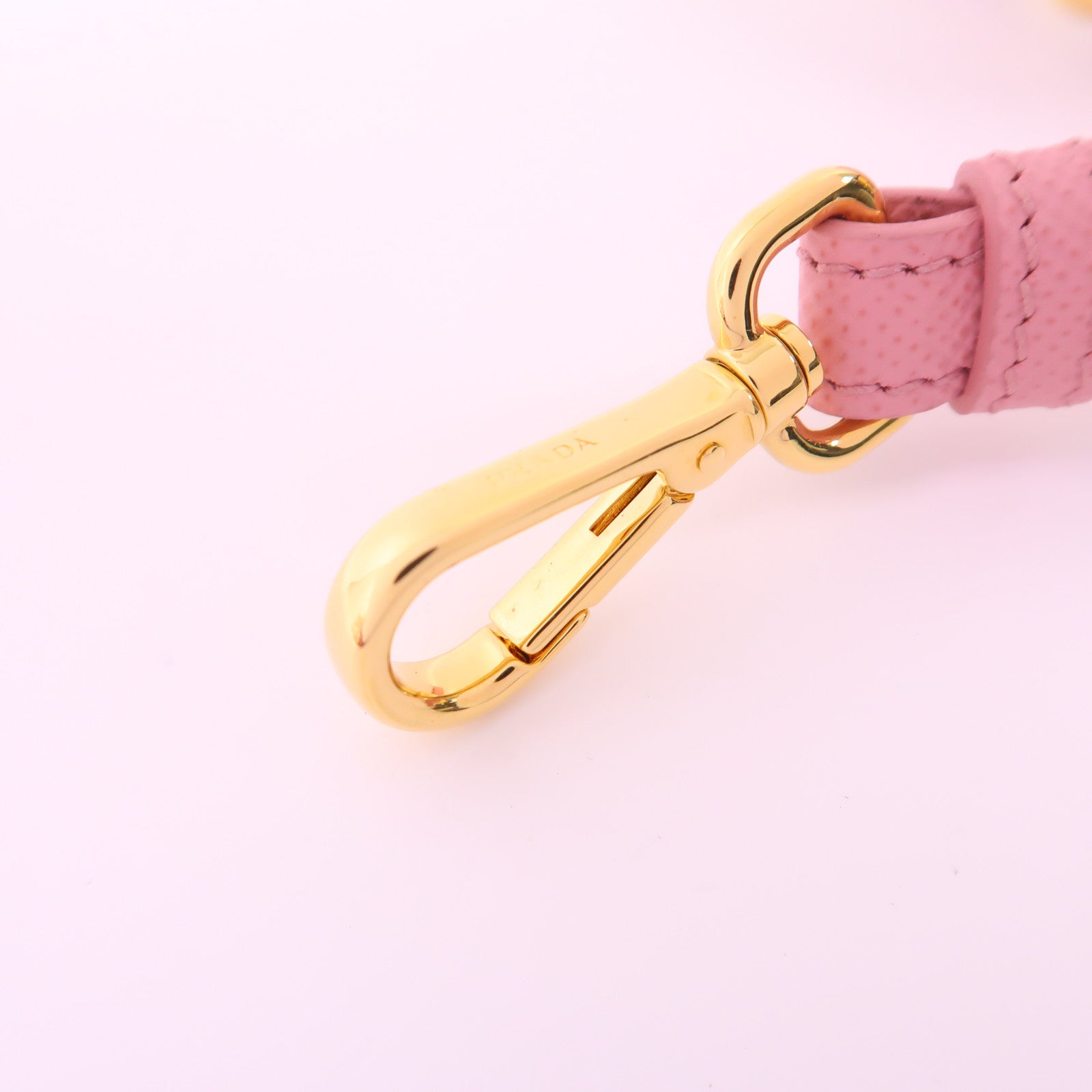 PRADA 牛皮皮革Monochrome金扣手挽肩背兩用袋