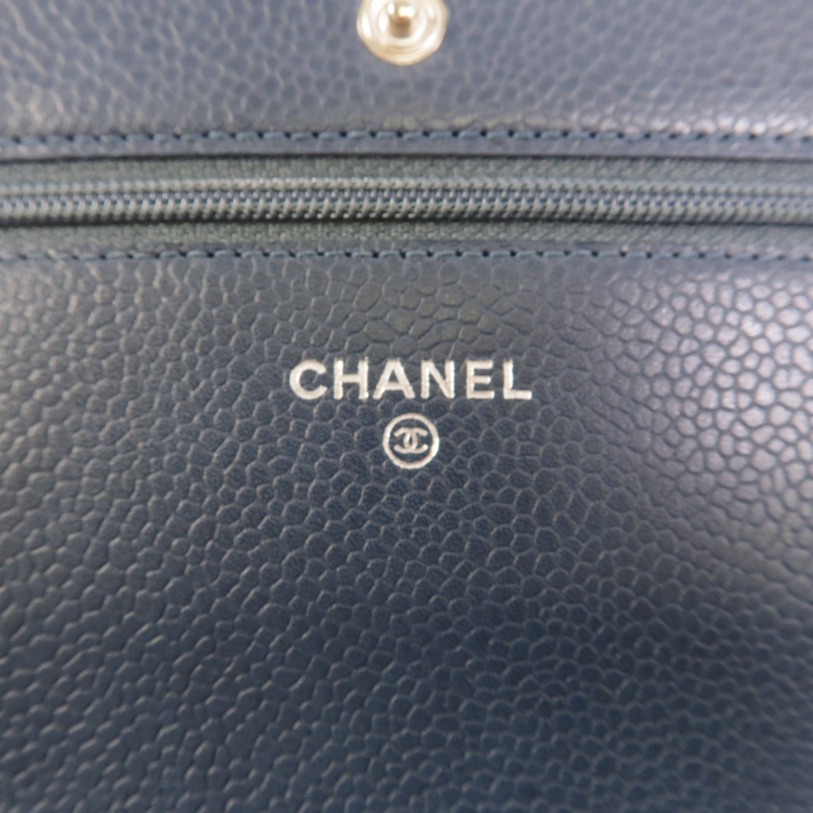 CHANEL 牛皮皮革WOC Wallet On Chain鏈帶肩背袋