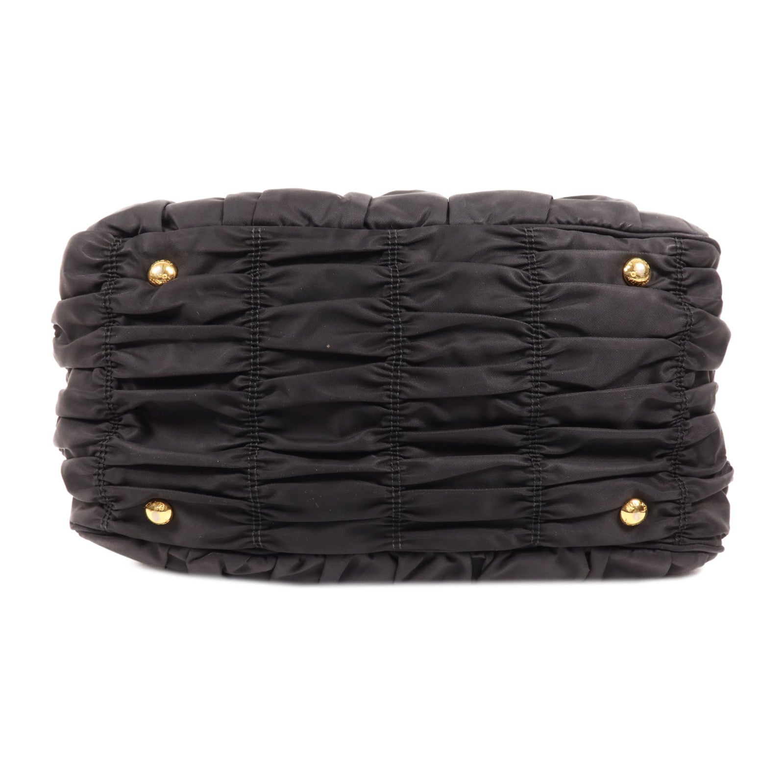 PRADA 尼龍Tessuto Gaufre金扣手挽肩背兩用袋