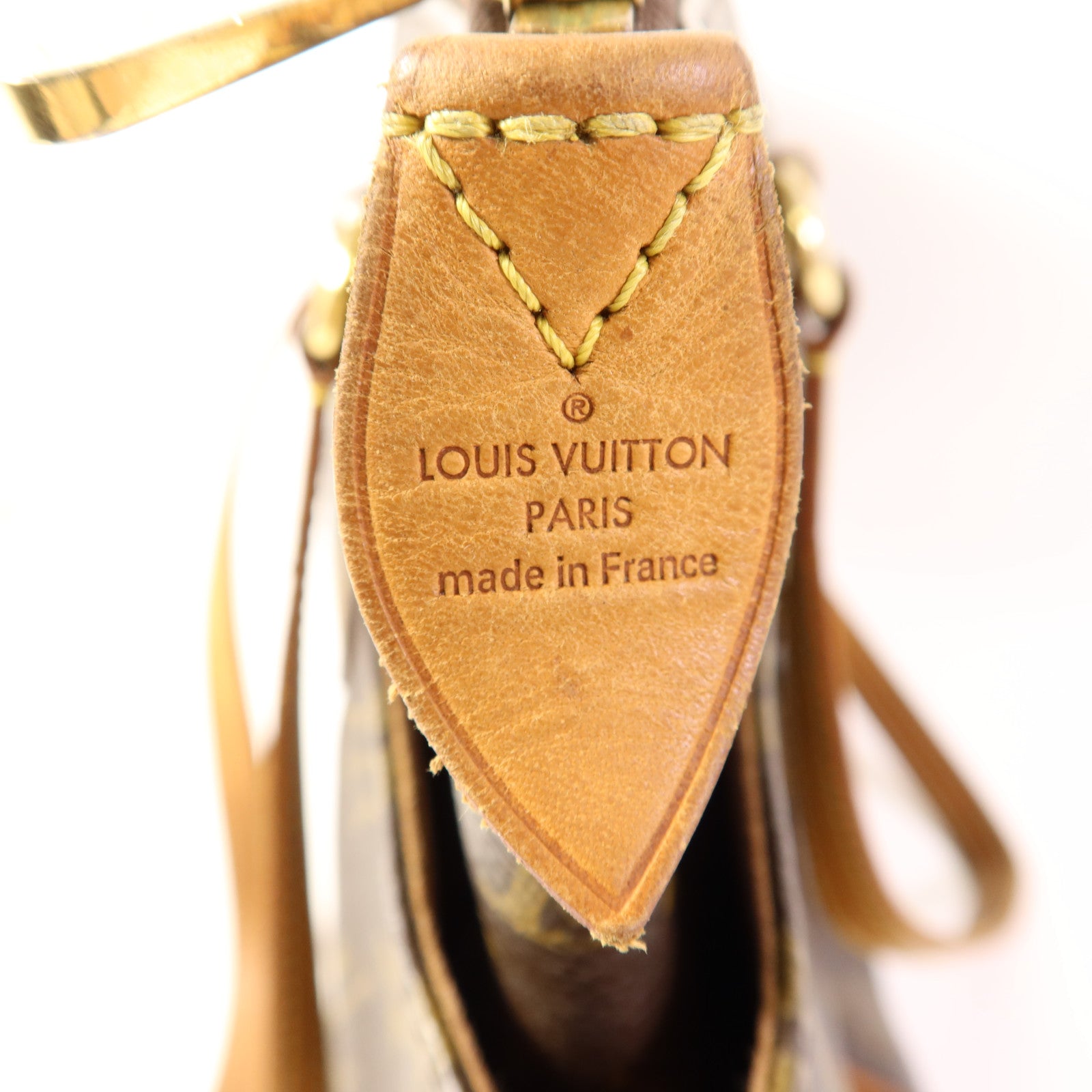 LOUIS VUITTON Monogram Totally MM金扣肩背袋棕色