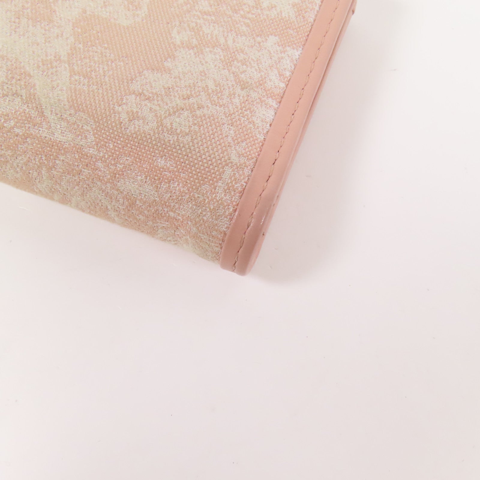 Dior 帆布Bifold Wallet金扣錢包