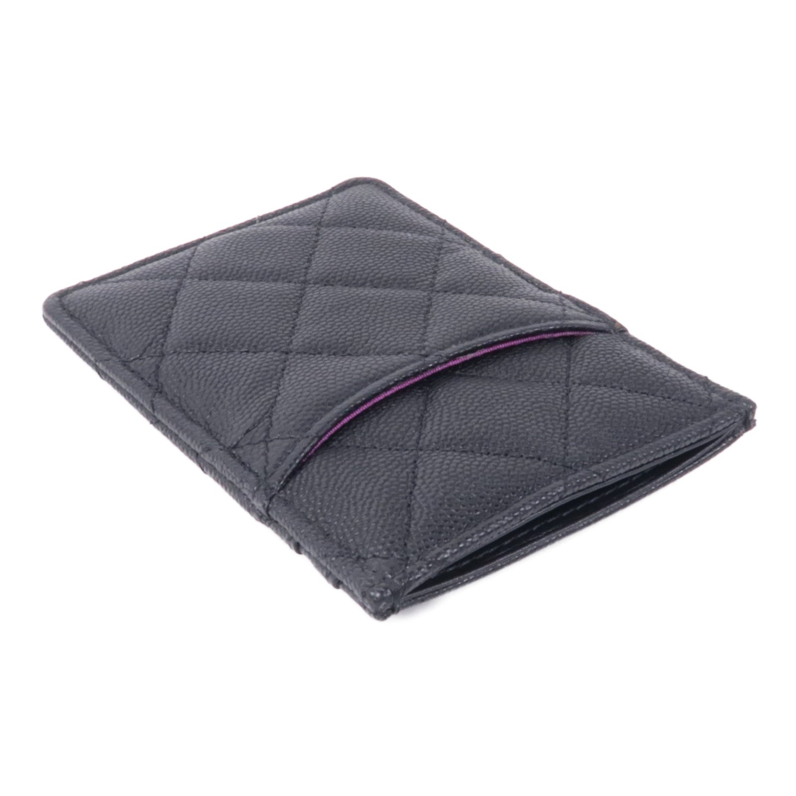 CHANEL 牛皮皮革Card Case金扣卡片套