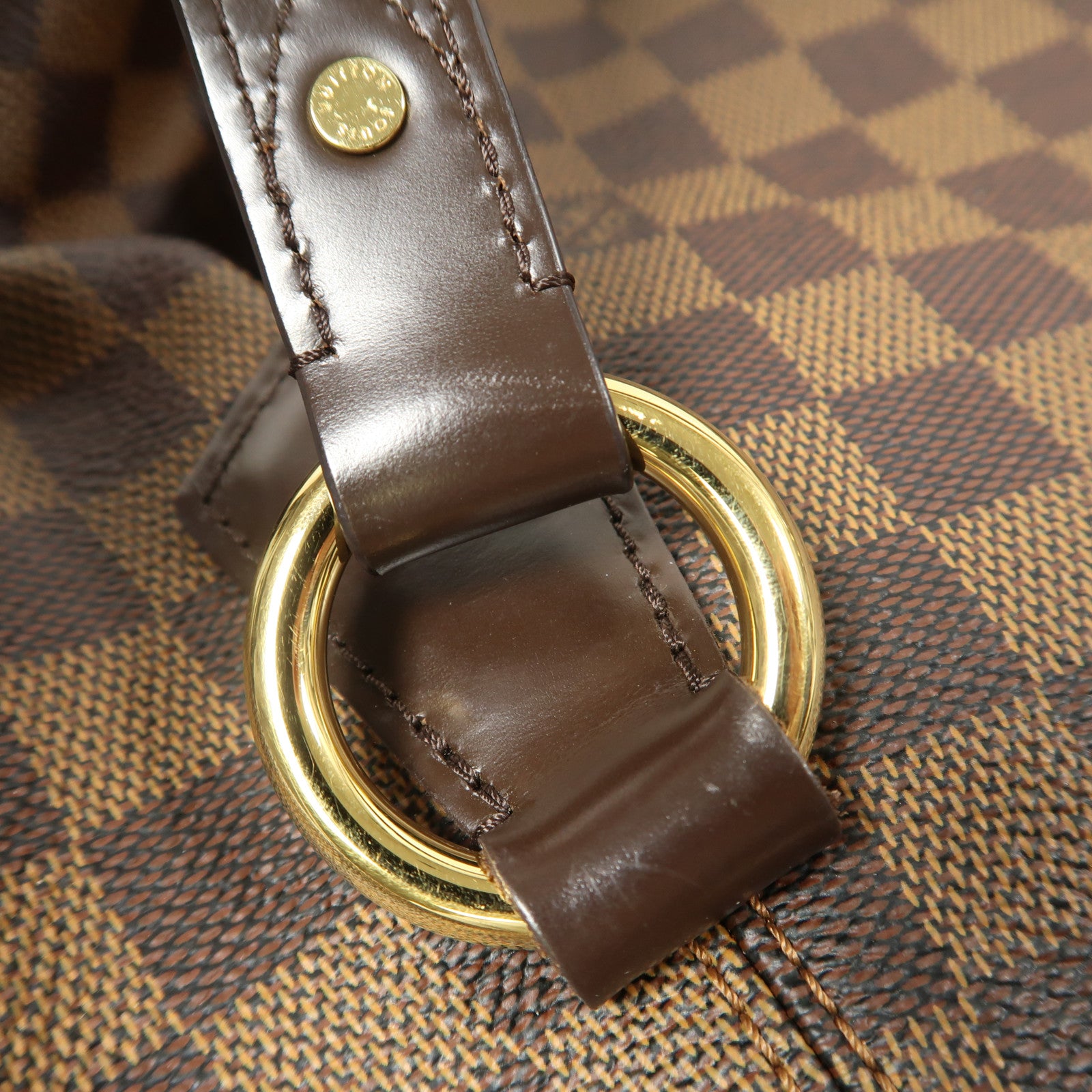 LOUIS VUITTON 【激減優惠】Damier Evora MM金扣手挽肩背兩用袋