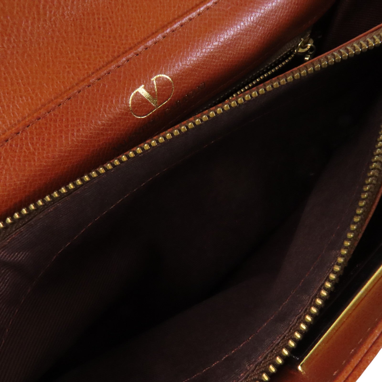 Valentino 牛皮皮革2Way Shoulder Bag金扣手挽肩背兩用袋