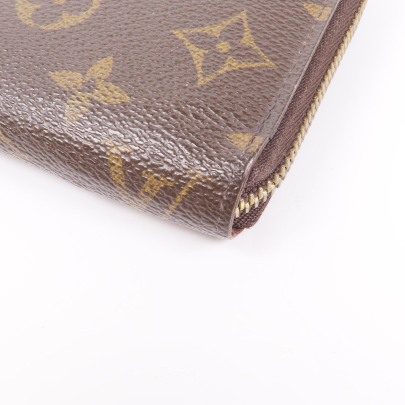 LOUIS VUITTON Monogram Zipper Long Wallet金扣長錢包