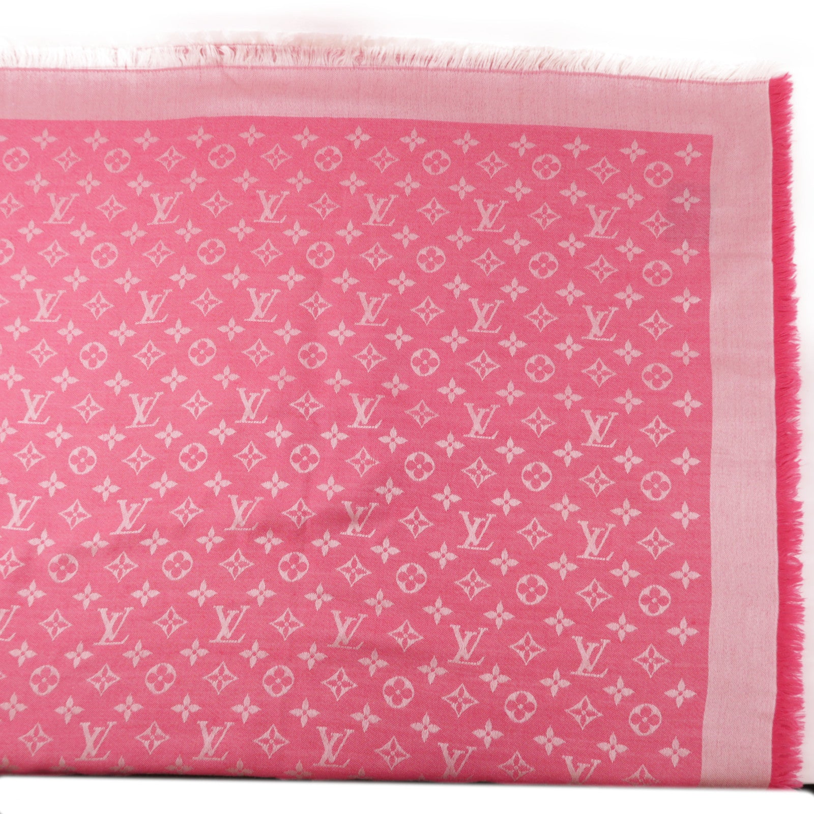 LOUIS VUITTON 羊毛/絲質Scarf圍巾