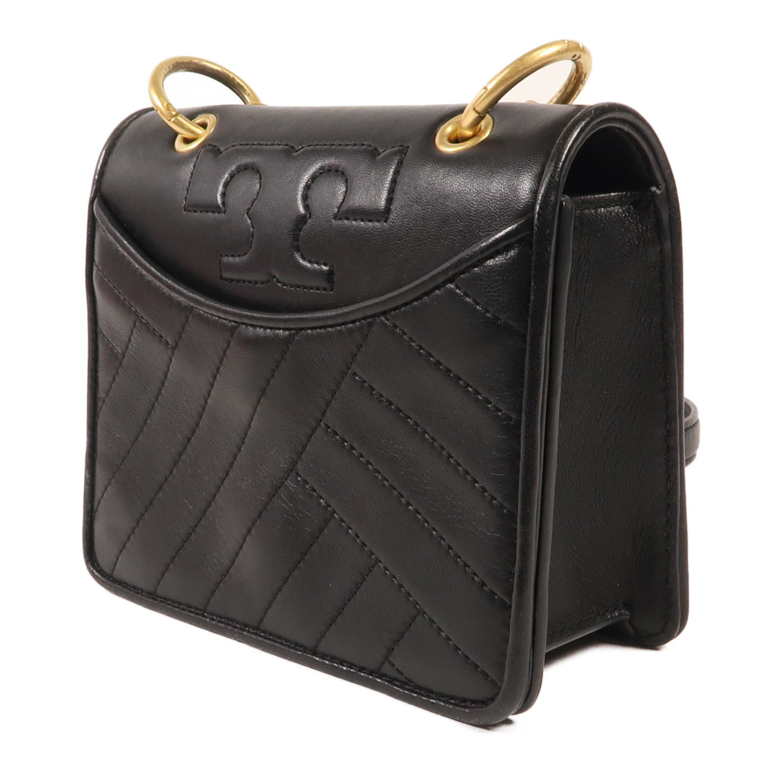 Tory Burch 牛皮皮革Shoulder Bag金扣肩背袋