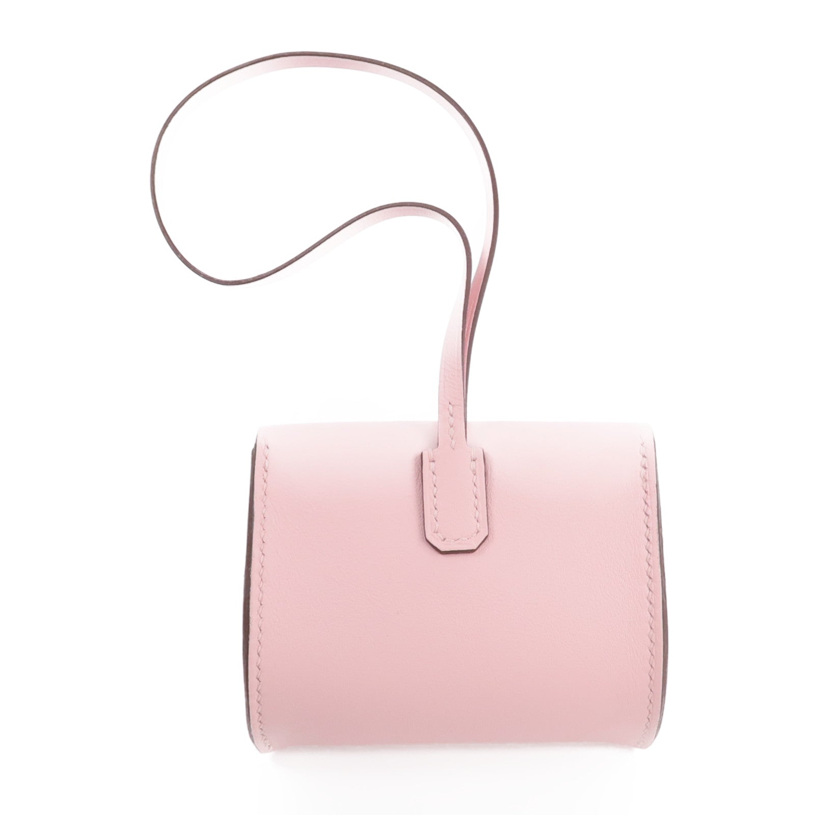 HERMES Swift皮革Kelly Festival Charm掛飾Rose Sakura