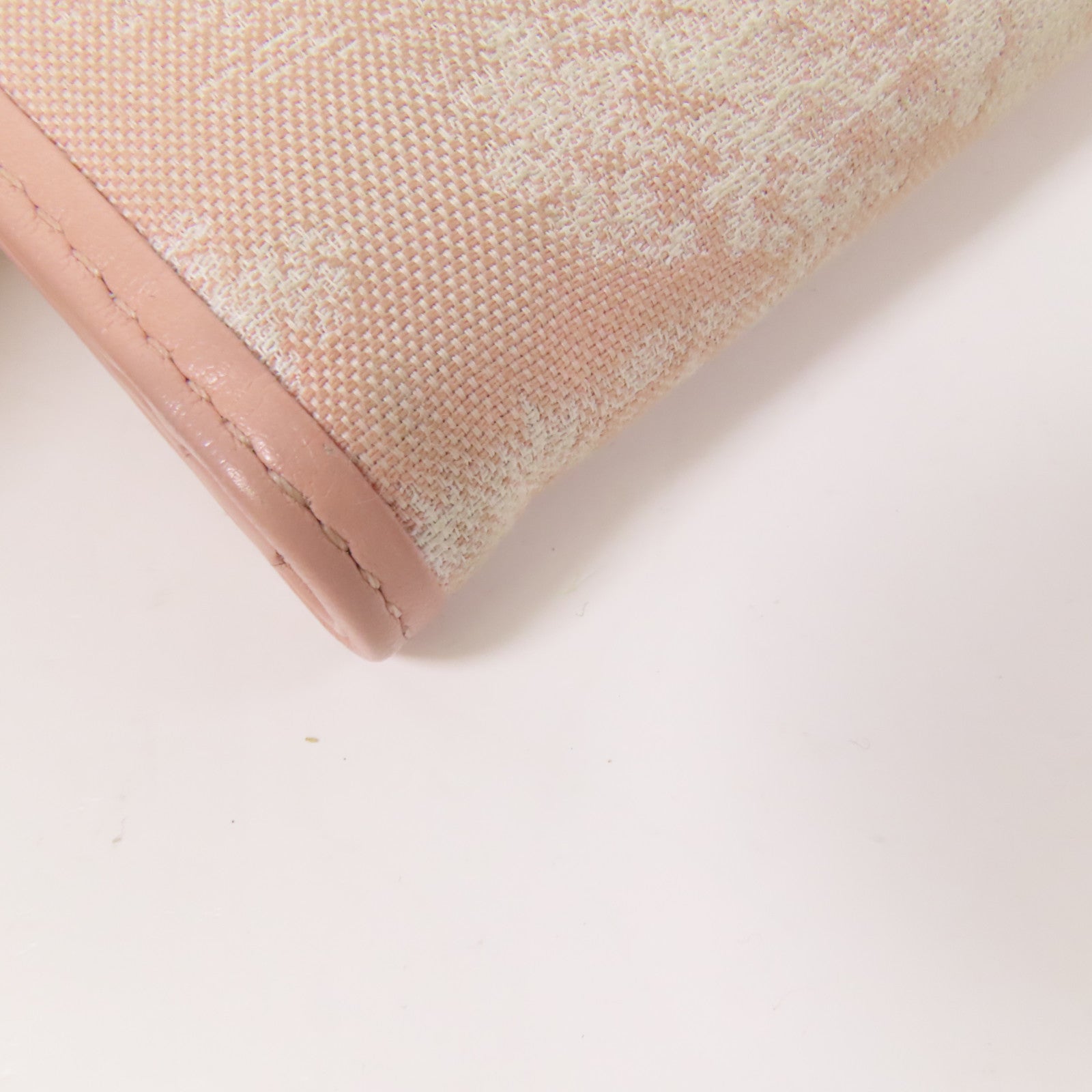 Dior 帆布Bifold Wallet金扣錢包