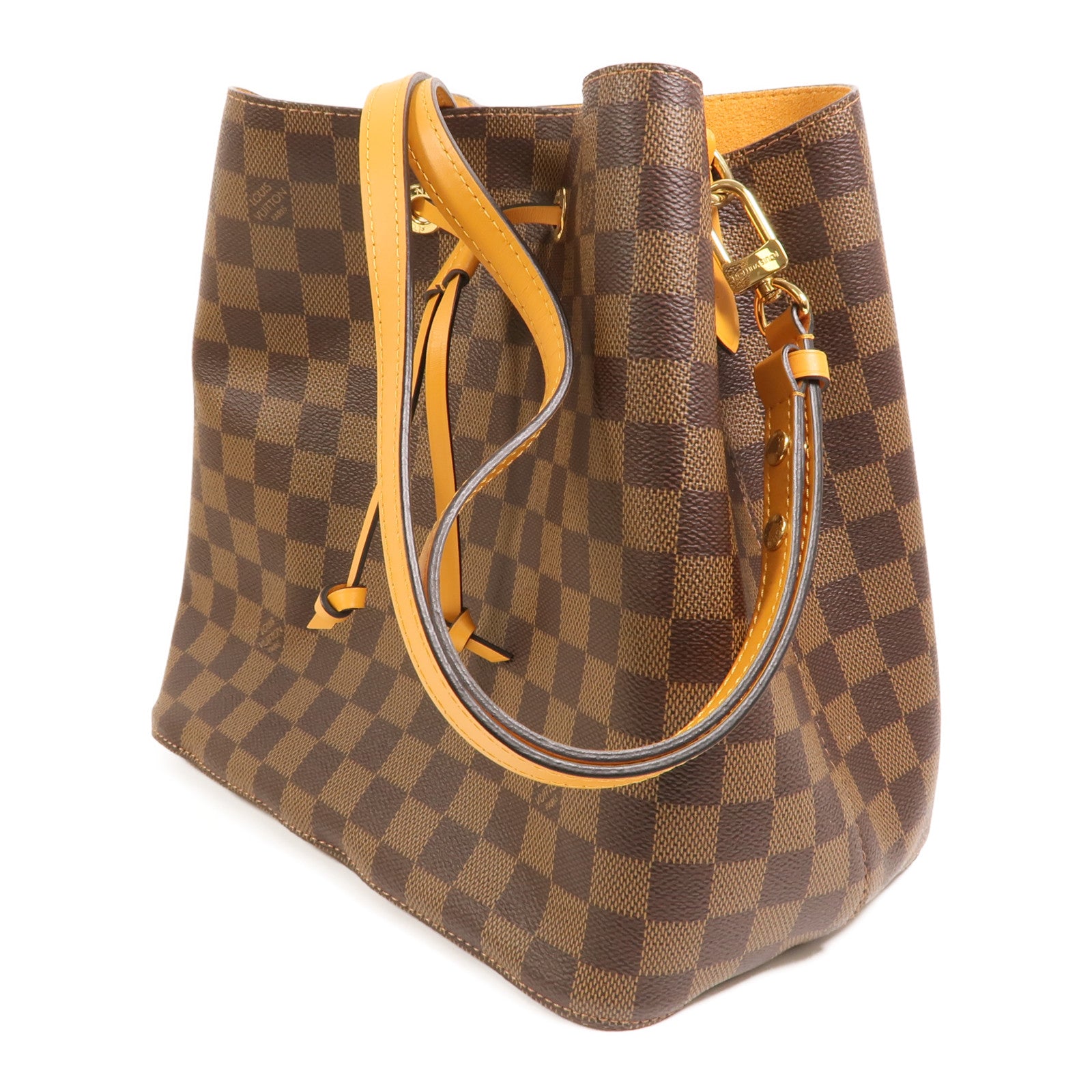 LOUIS VUITTON 【激減優惠】Damier NeoNoe MM金扣肩背袋