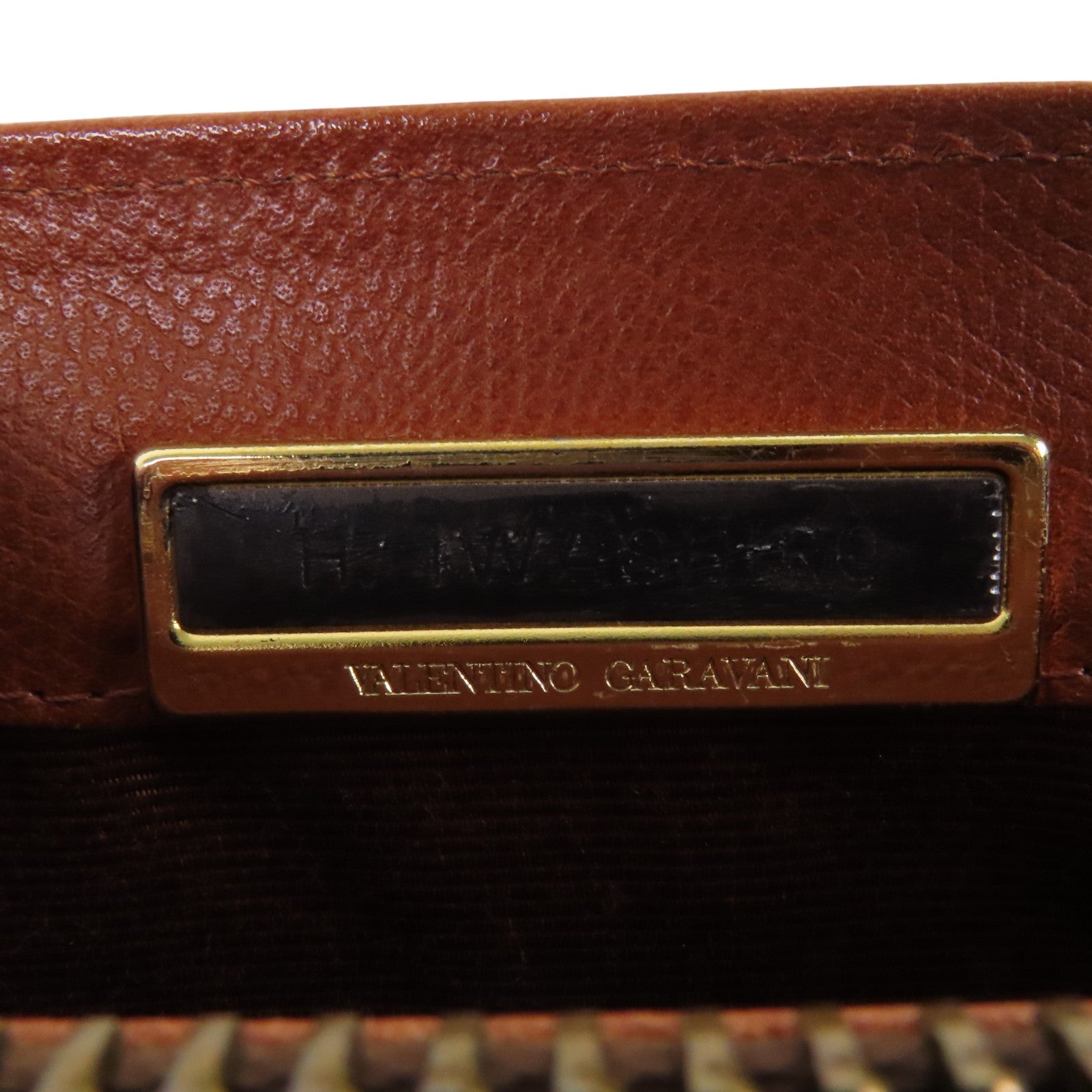 Valentino 牛皮皮革2Way Shoulder Bag金扣手挽肩背兩用袋