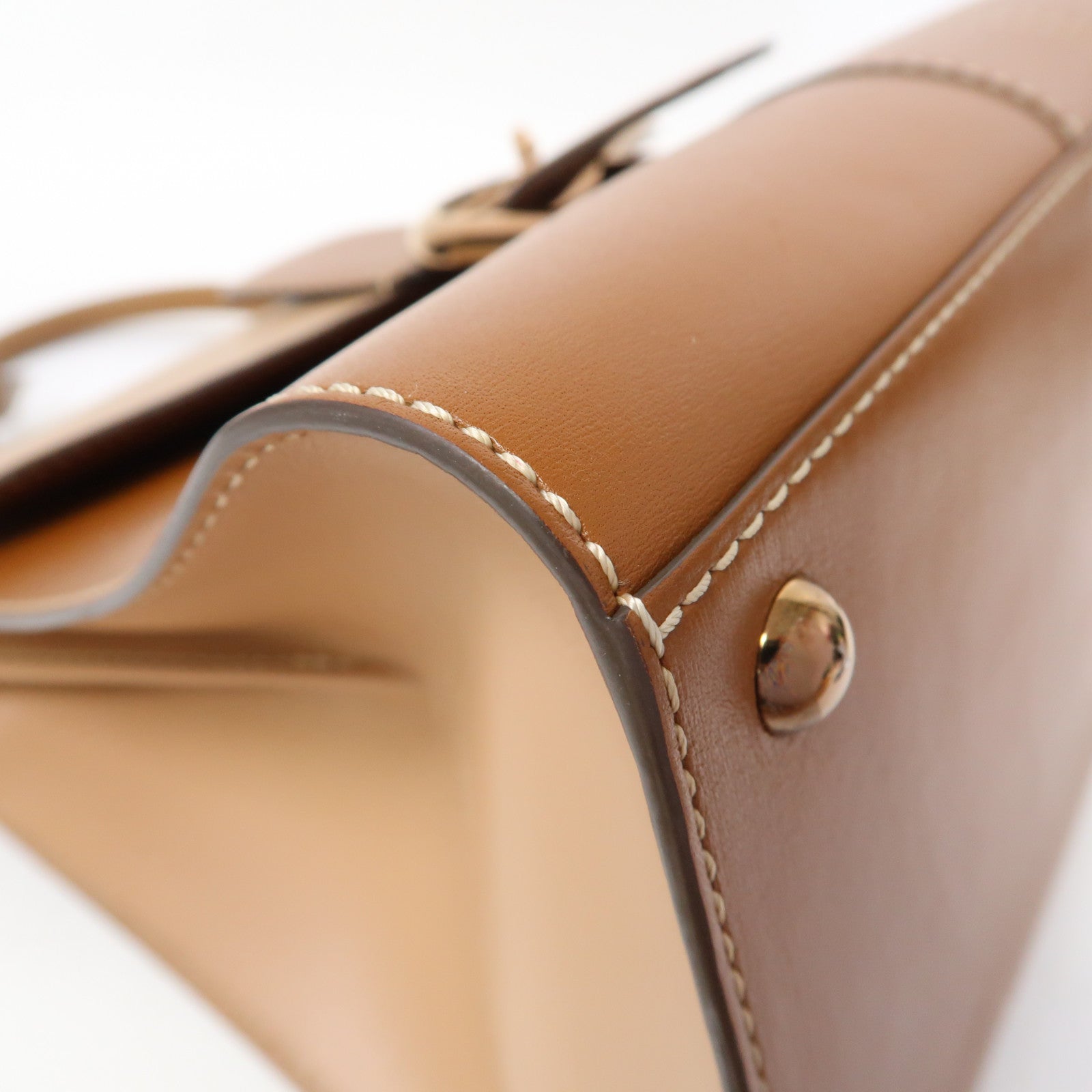 SELECTION 牛皮皮革Delvaux Brilliant手挽肩背兩用袋啡色