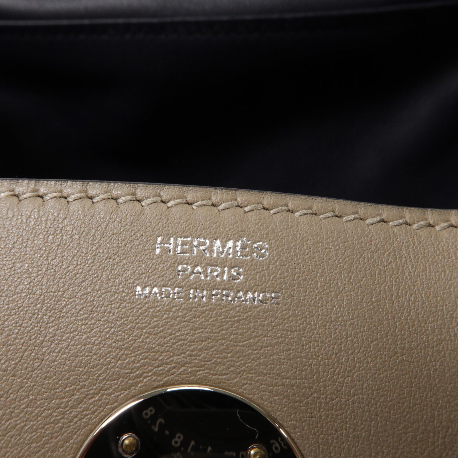 HERMES Swift皮革Lindy 26手挽肩背兩用袋Gris Asphalte