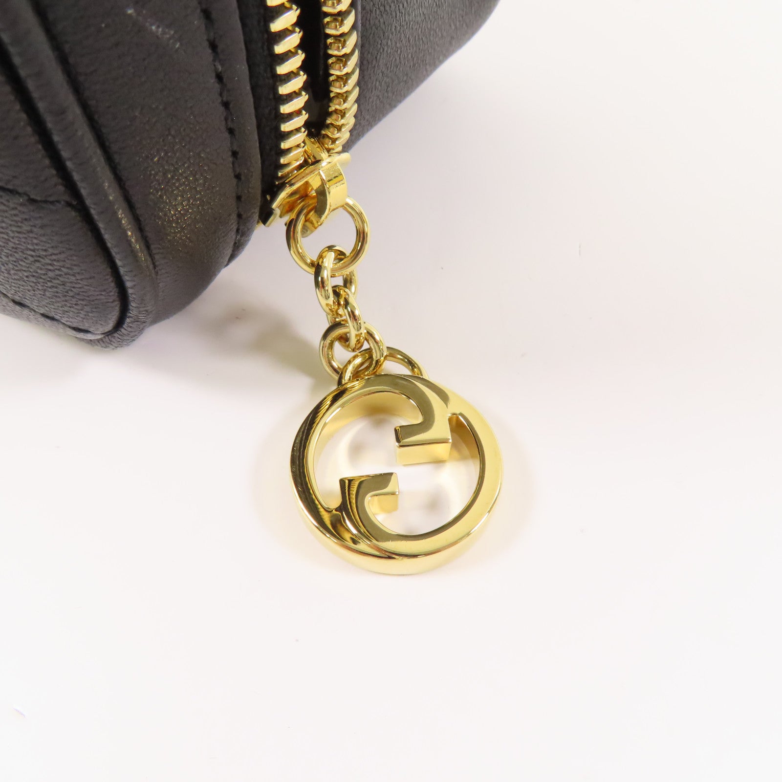 GUCCI 牛皮皮革Blondie金扣手挽肩背兩用袋