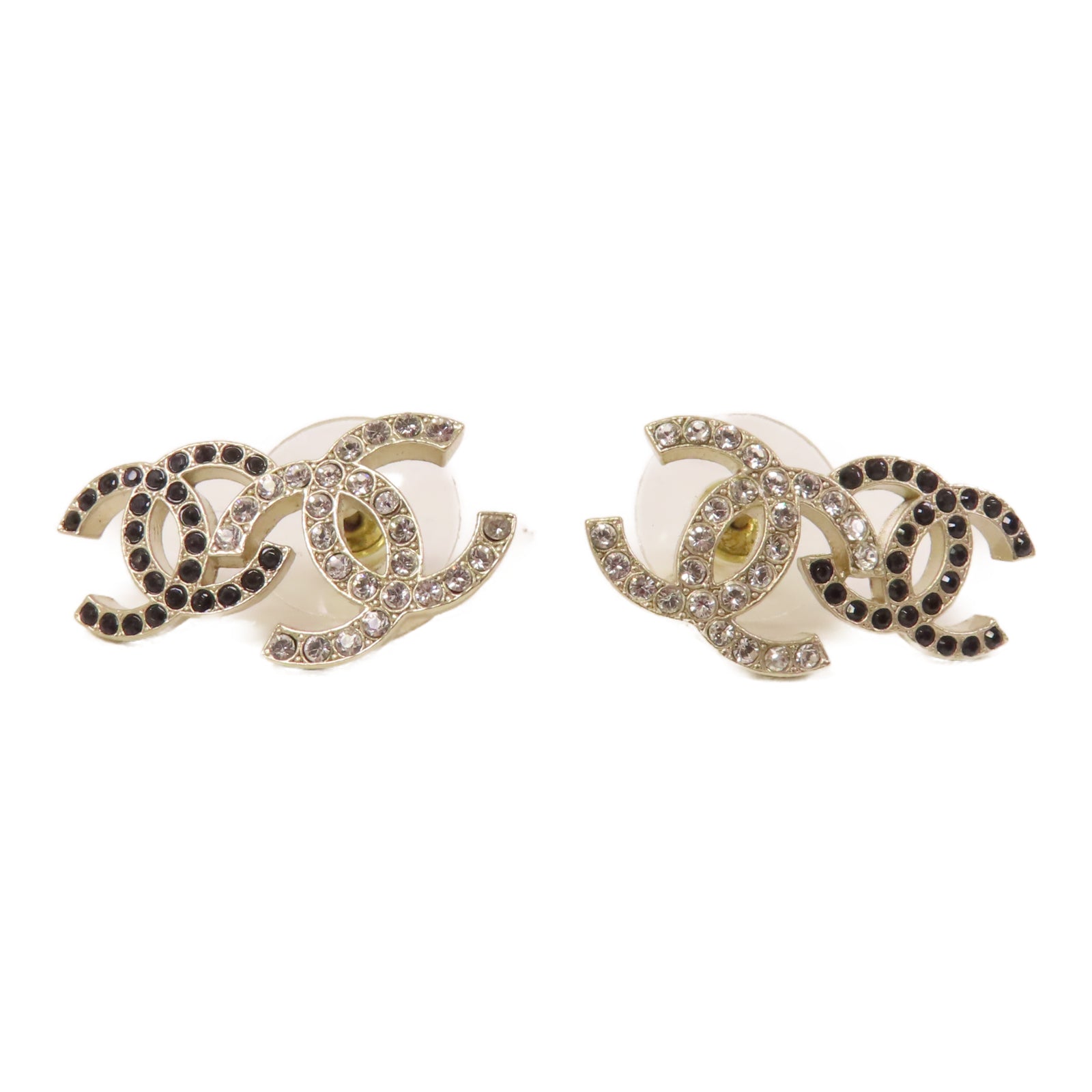 CHANEL 金屬Earrings耳環金色/黑色