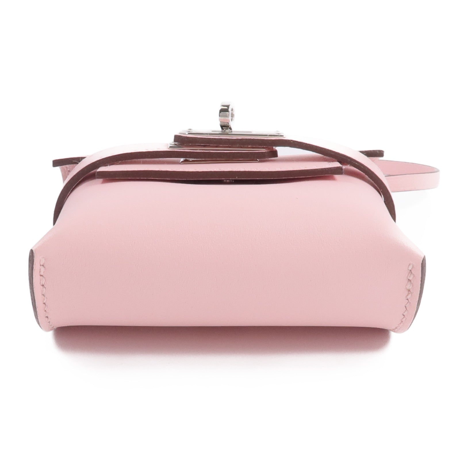 HERMES Swift皮革Kelly Festival Charm掛飾Rose Sakura