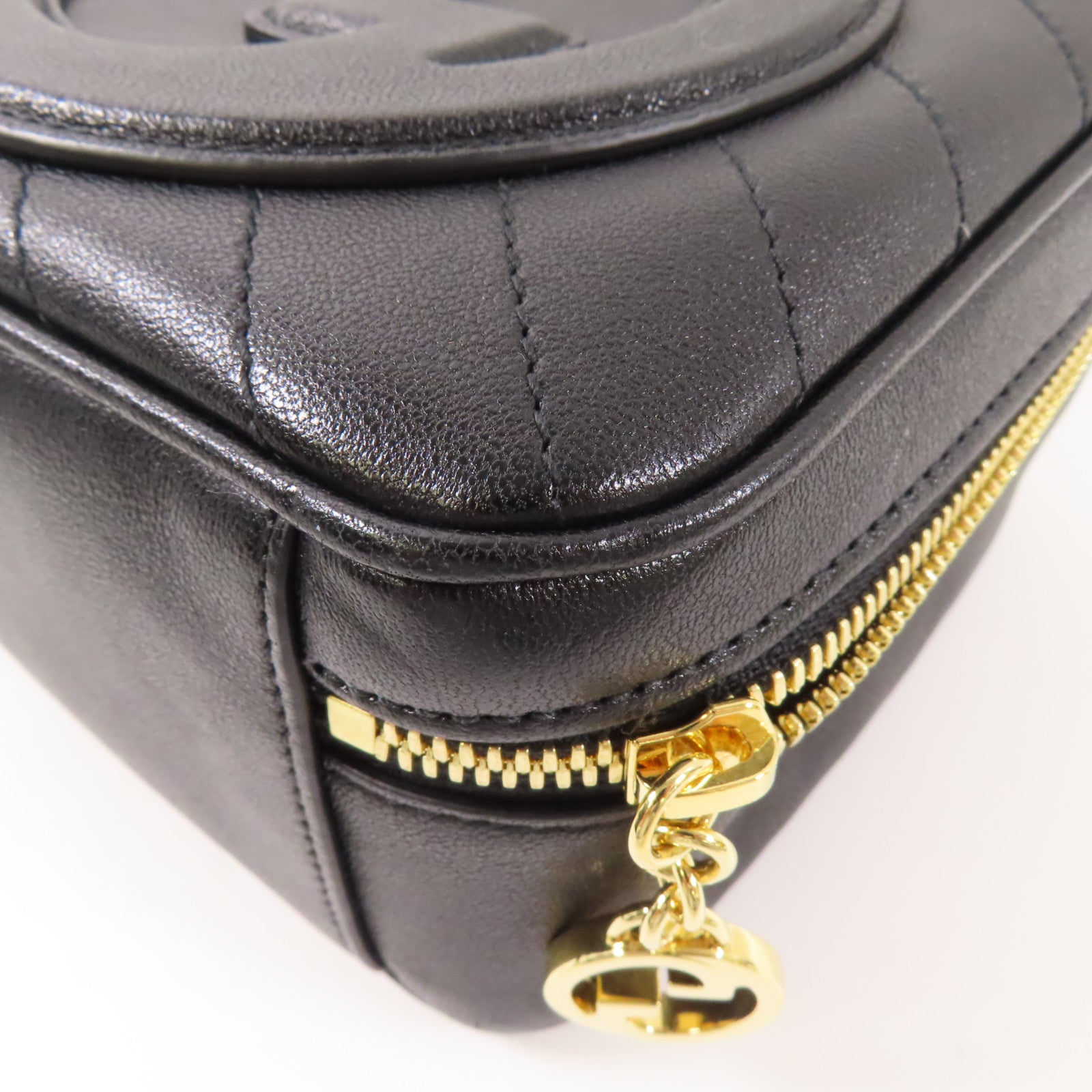 GUCCI 牛皮皮革Blondie金扣手挽肩背兩用袋
