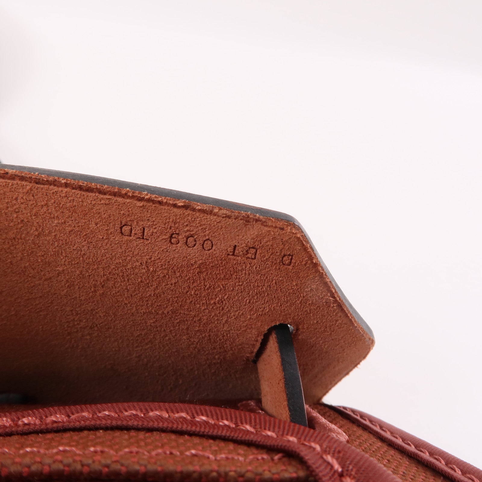 HERMES 帆布/皮革Herbag PM銀扣手挽肩背兩用袋Rouge Grenat
