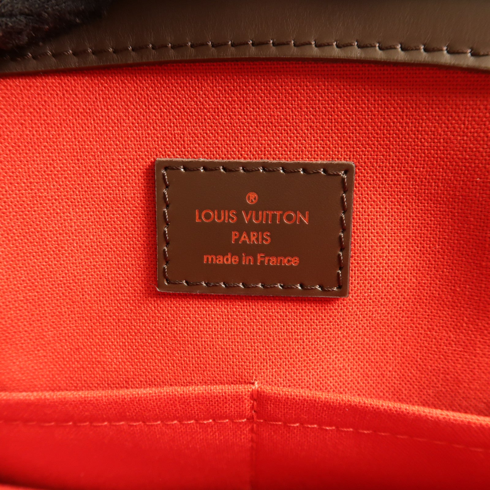 LOUIS VUITTON 【激減優惠】Damier Verona MM金扣肩背袋棕色