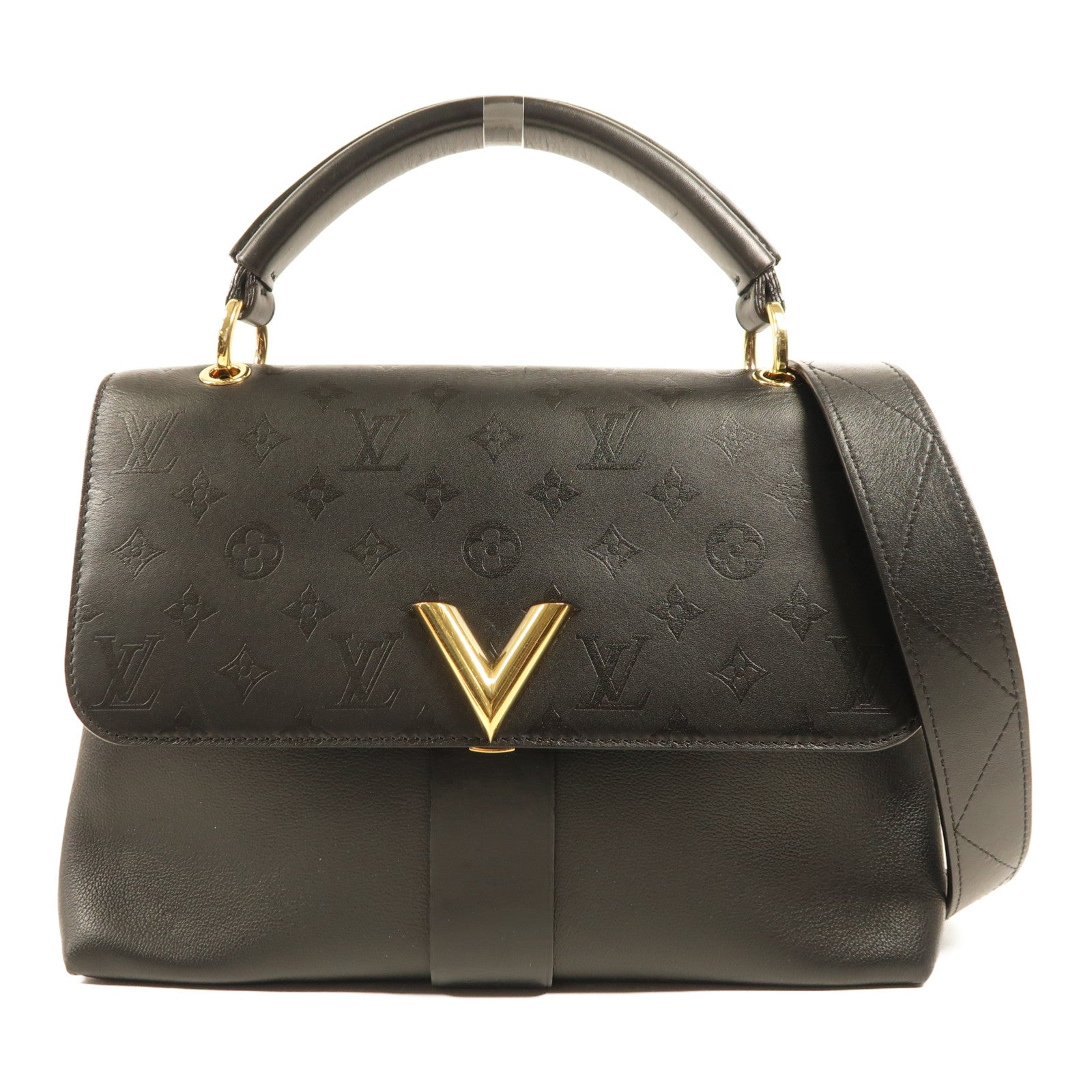 LOUIS VUITTON 【激減優惠】牛皮皮革Very One Handle金扣手挽肩背兩用袋