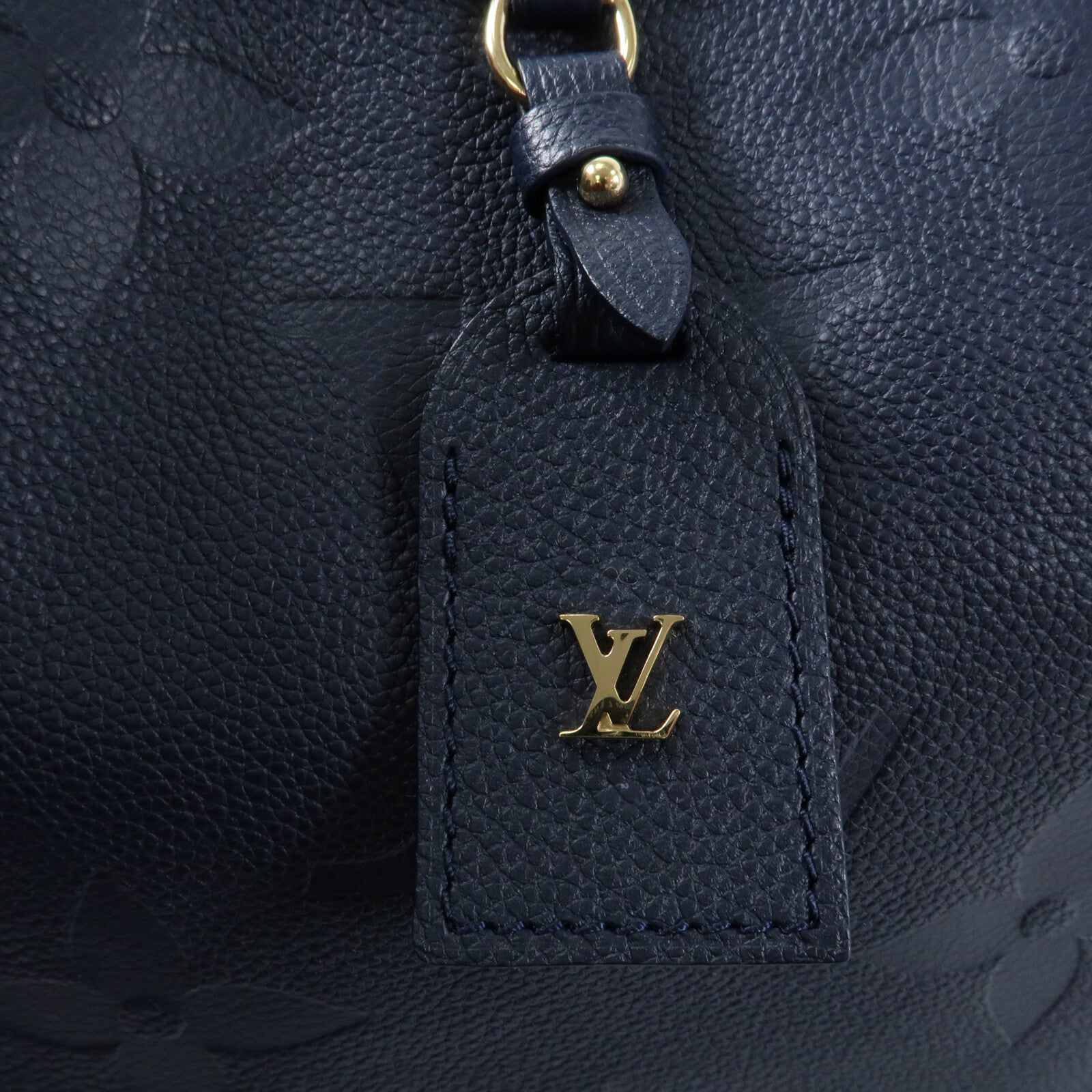 LOUIS VUITTON Monogram Empreinte CarryAll MM金扣肩背袋