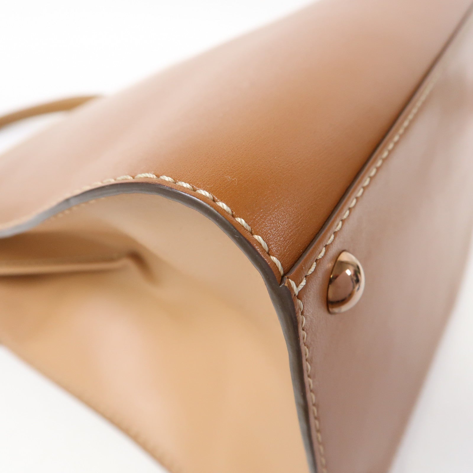 SELECTION 牛皮皮革Delvaux Brilliant手挽肩背兩用袋啡色