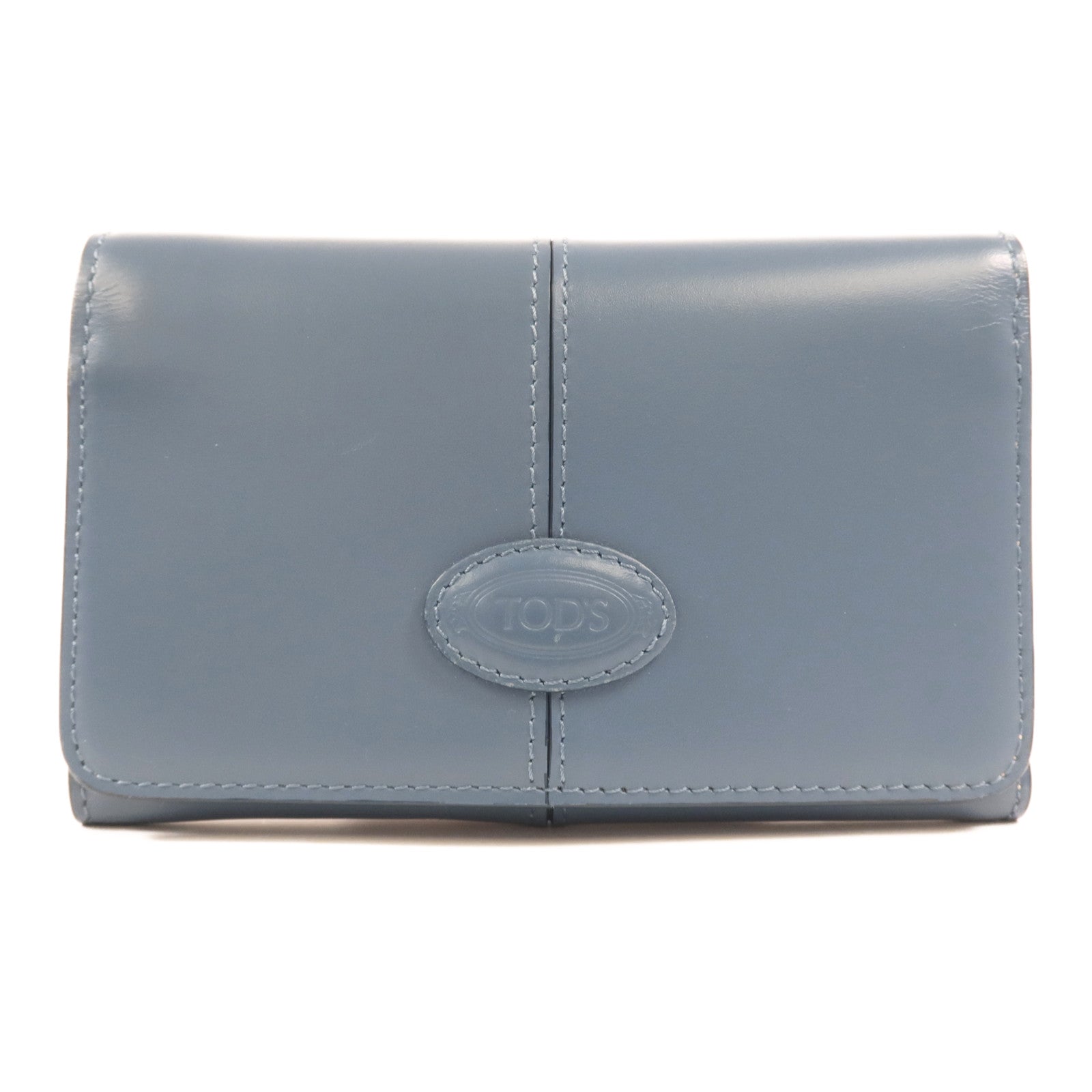 TOD'S 牛皮皮革Wallet金扣錢包
