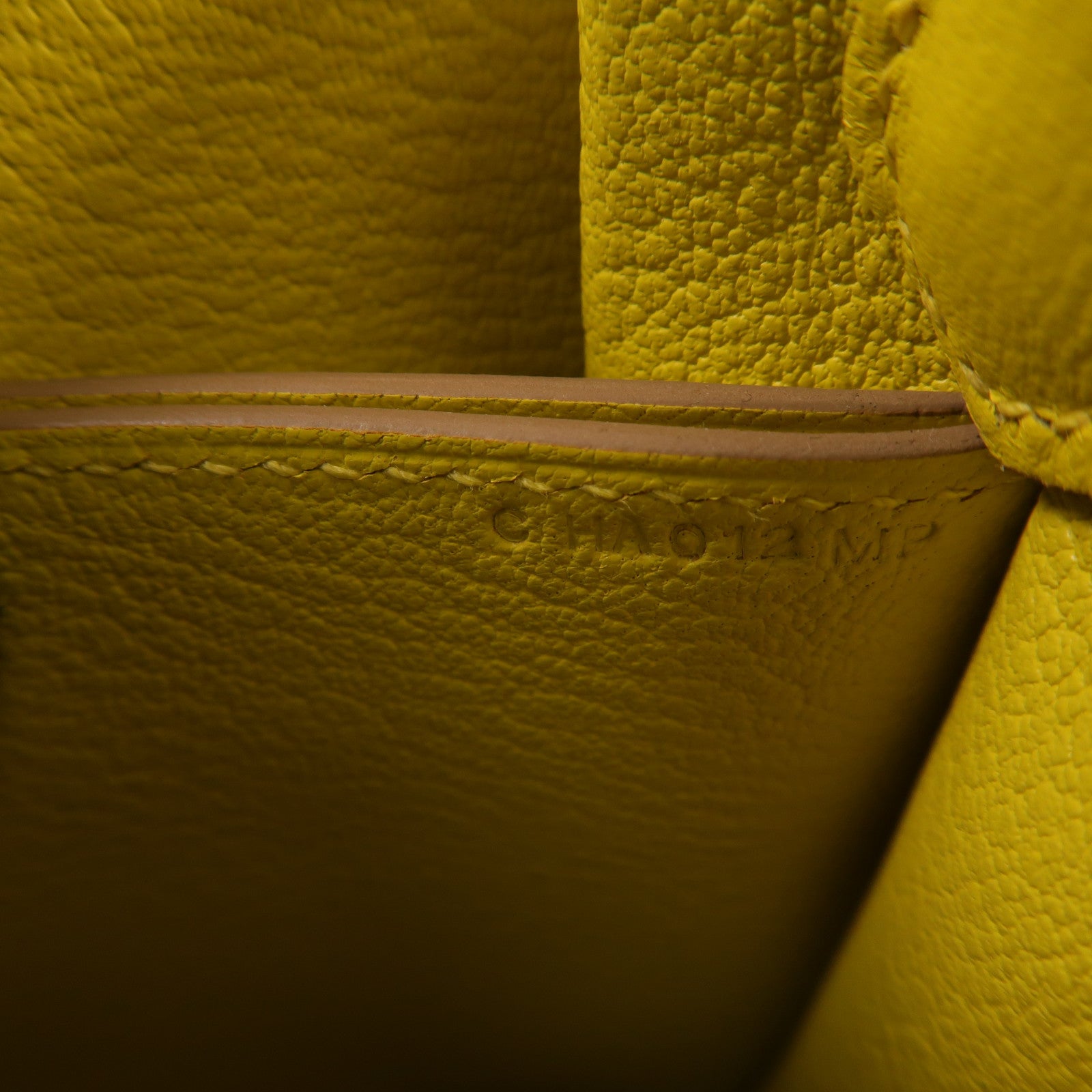 HERMES Evercolor皮革Mini Roulis銀扣肩背袋Lime