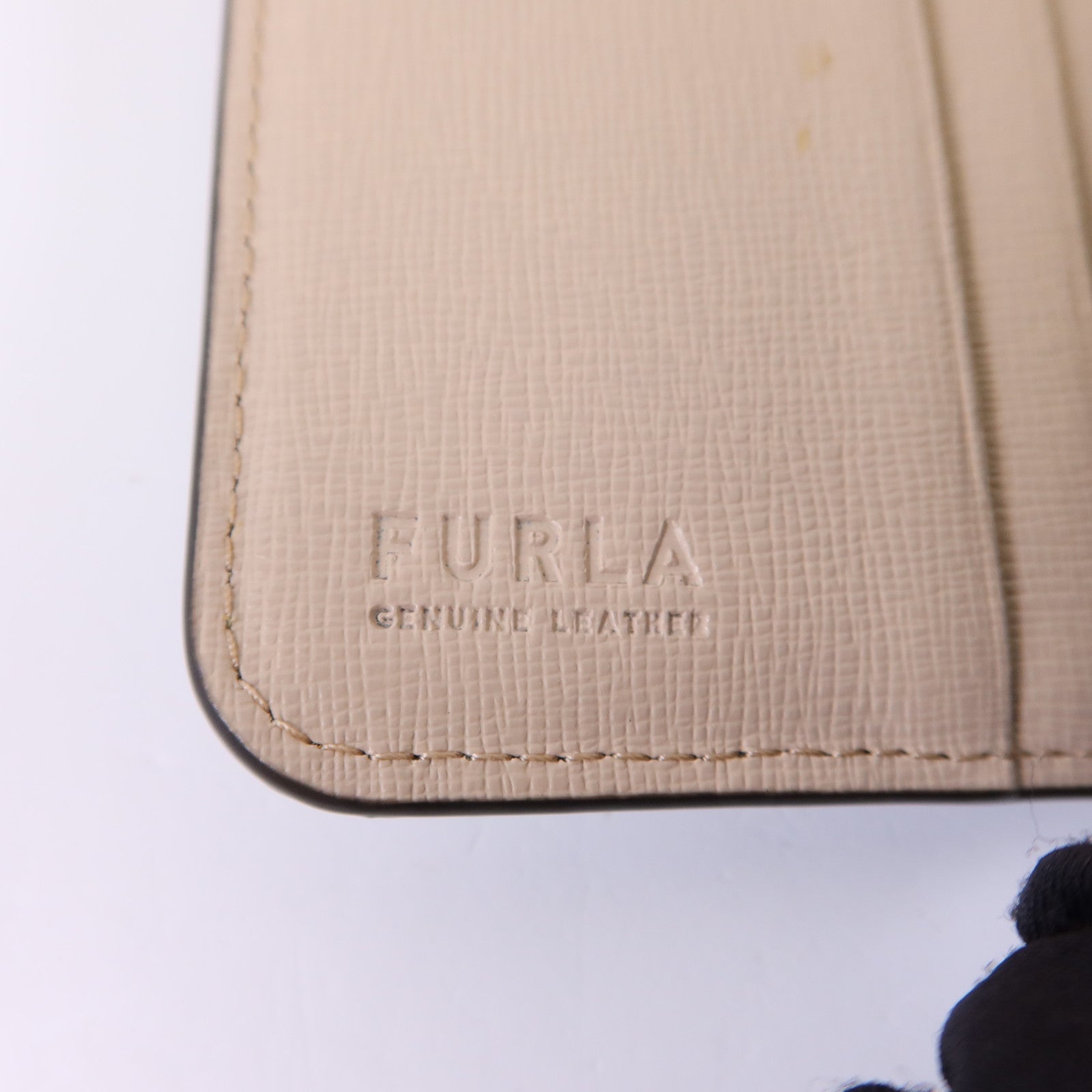 Furla 牛皮皮革Bifold Wallet金扣錢包