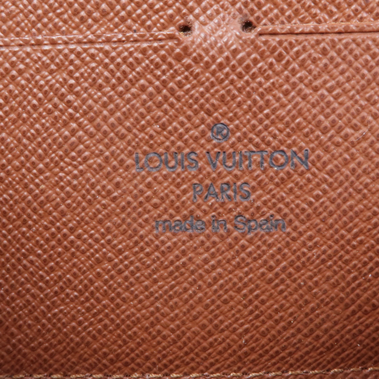 LOUIS VUITTON Monogram Zipper Long Wallet金扣長錢包