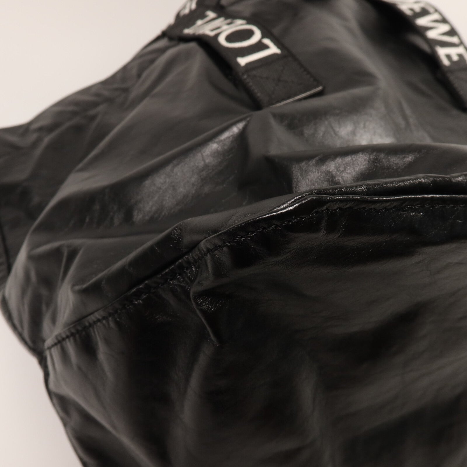 LOEWE 牛皮皮革Fold Shopper手挽袋