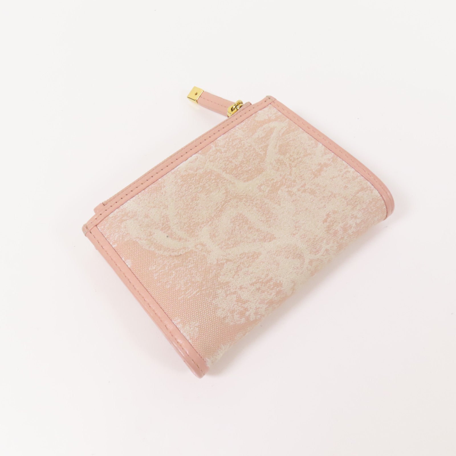 Dior 帆布Bifold Wallet金扣錢包