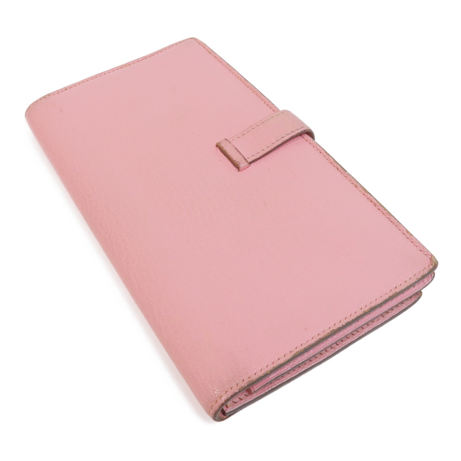 HERMES Chevre皮革Bearn Wallet銀扣長錢包