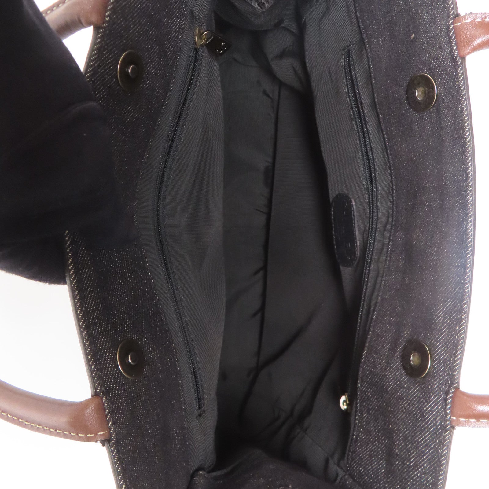 CHANEL 牛仔布/牛皮皮革Hand Bag手挽袋