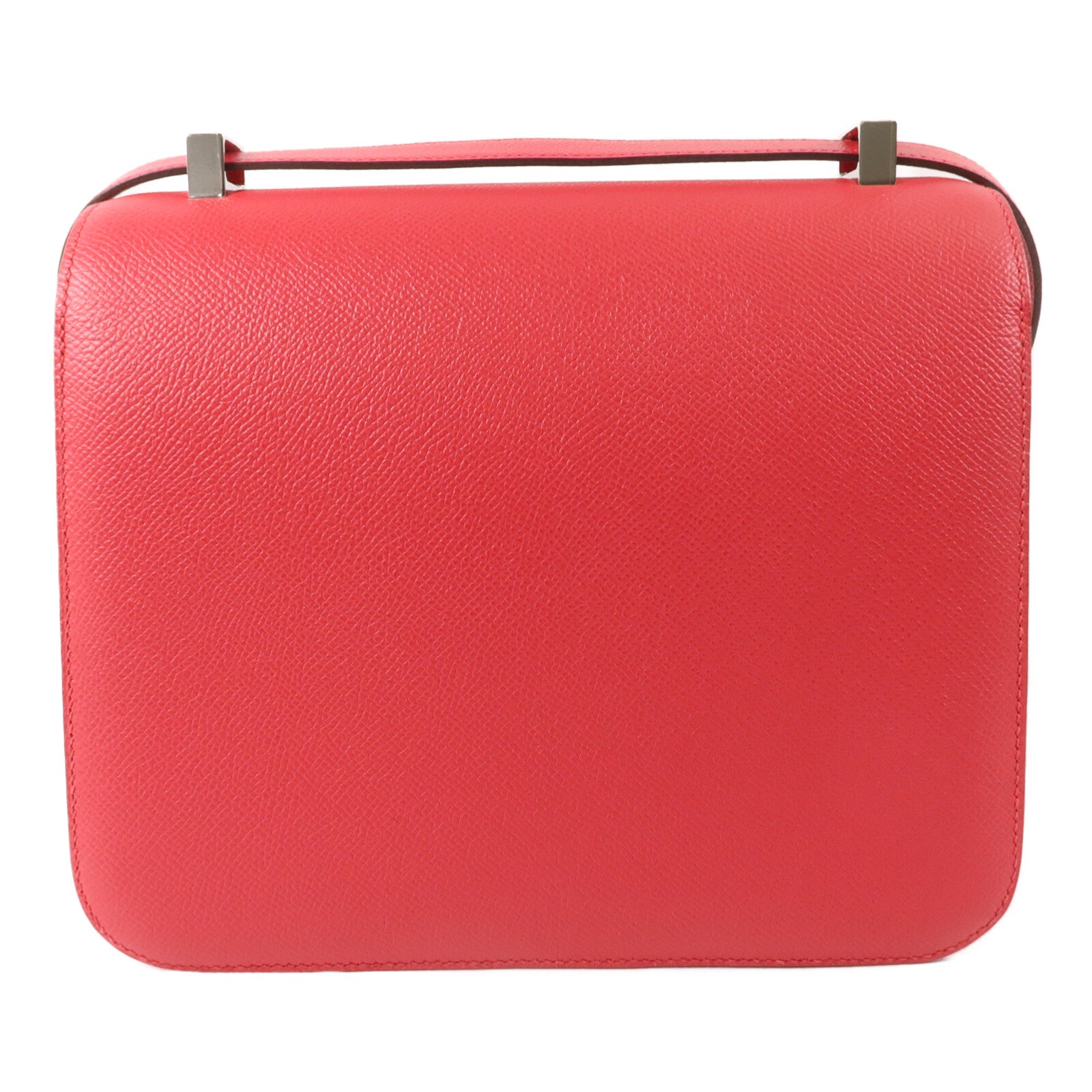 HERMES Epsom皮革Constance 24肩背袋Rose Extreme