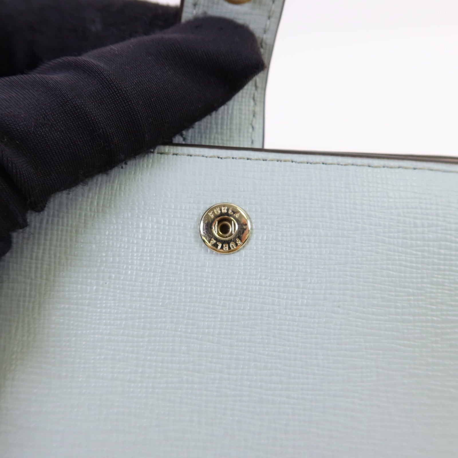 Furla 牛皮皮革Bifold Wallet金扣錢包