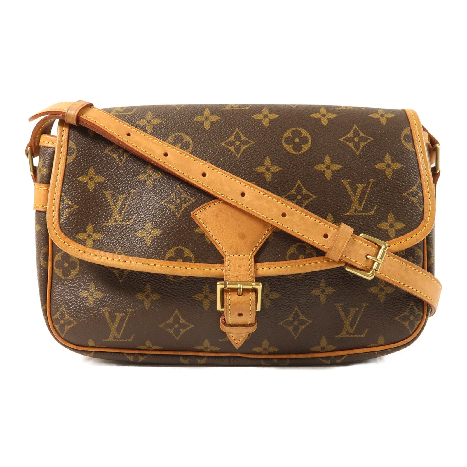 LOUIS VUITTON Monogram Sologne金扣肩背袋