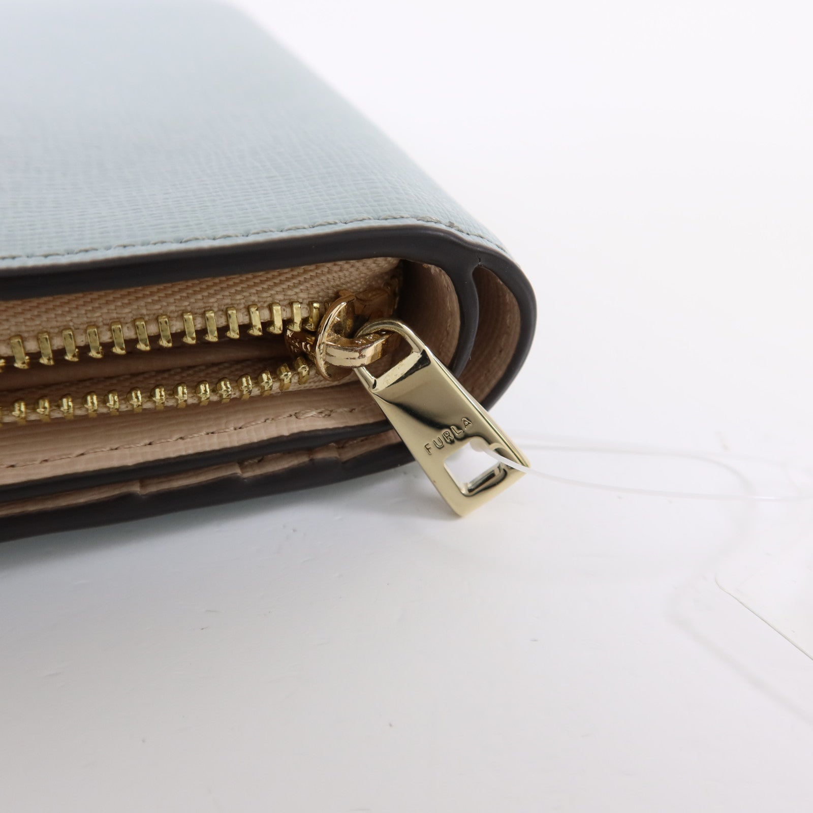 Furla 牛皮皮革Bifold Wallet金扣錢包