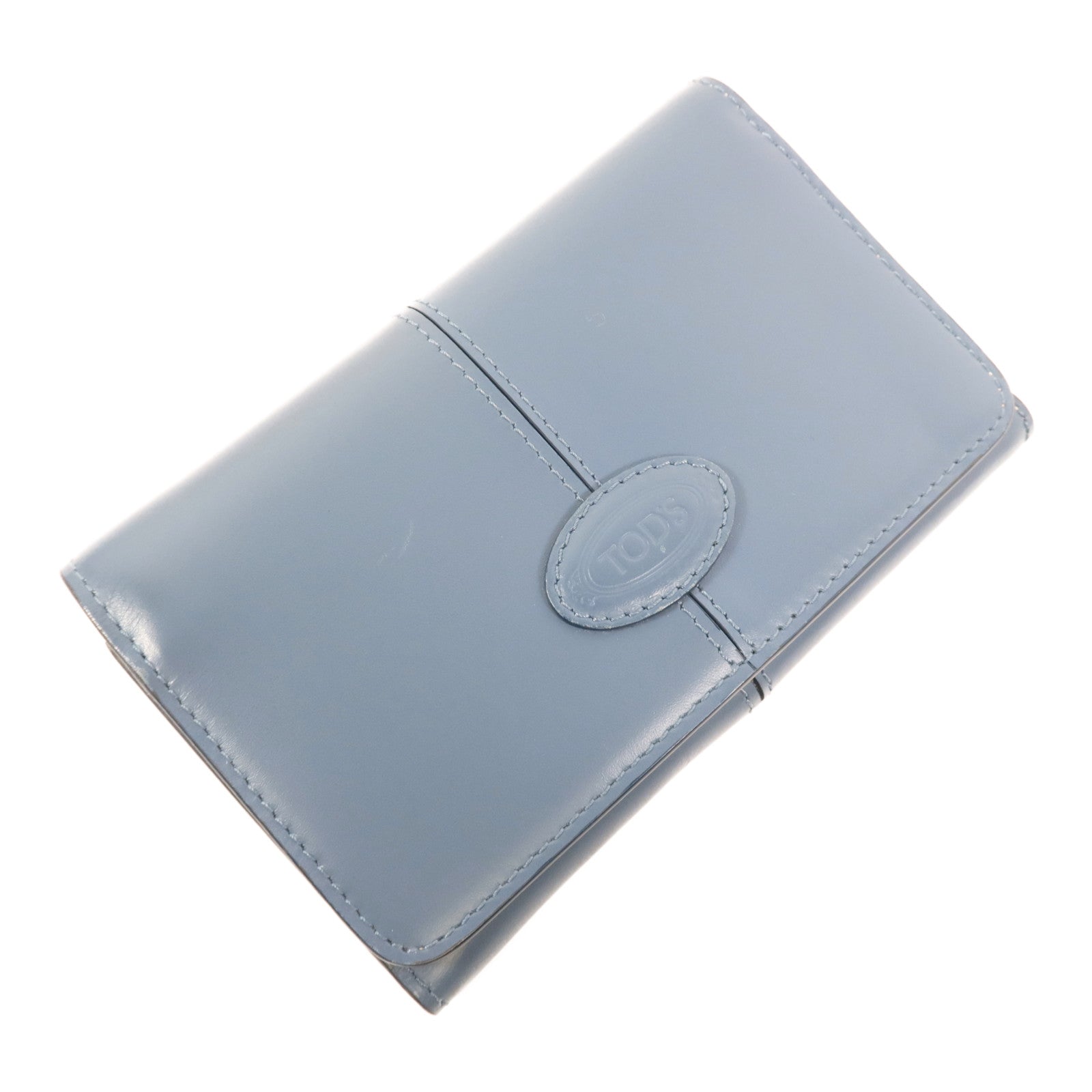 TOD'S 牛皮皮革Wallet金扣錢包