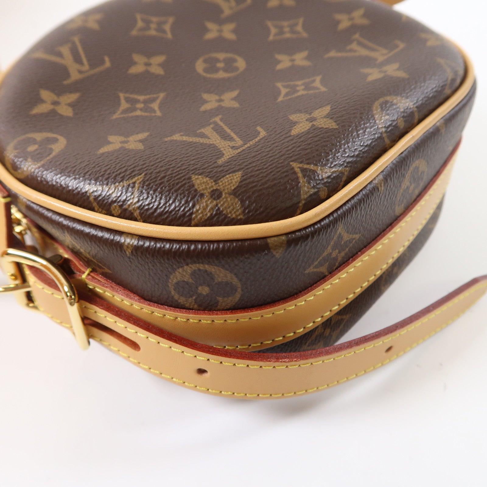 LOUIS VUITTON Monogram Boite Chapeau Souple PM金扣肩背袋啡色