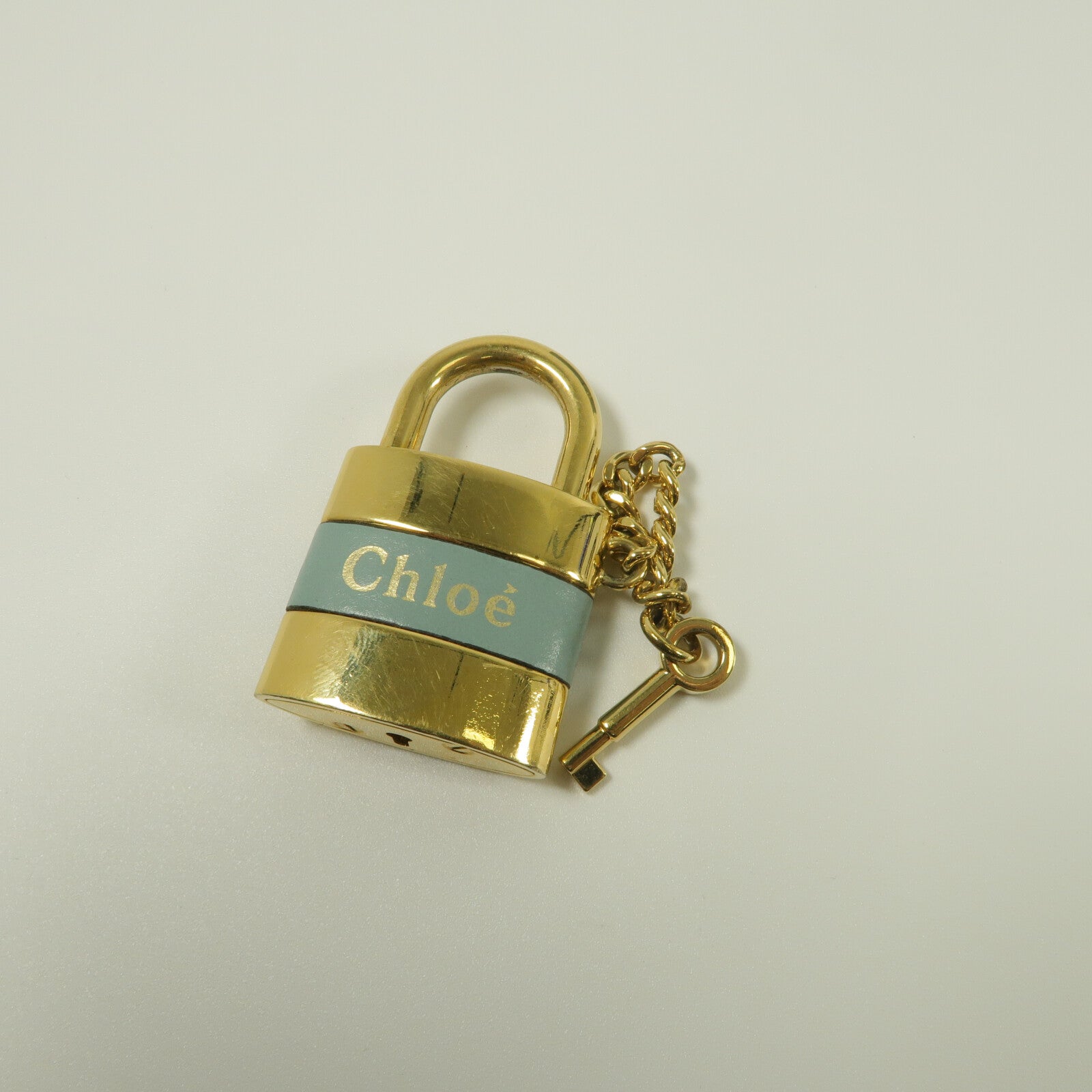 Chloe 牛皮皮革Aby Chain Shoulder鏈帶肩背袋