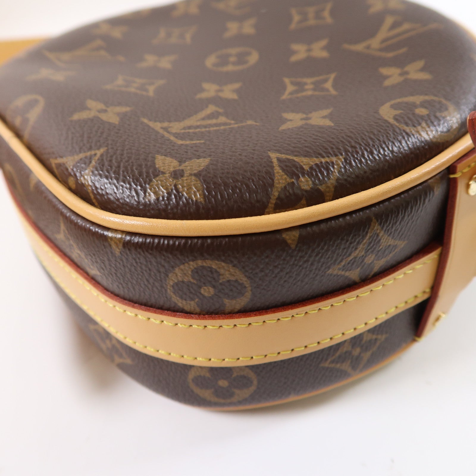LOUIS VUITTON Monogram Boite Chapeau Souple PM金扣肩背袋啡色