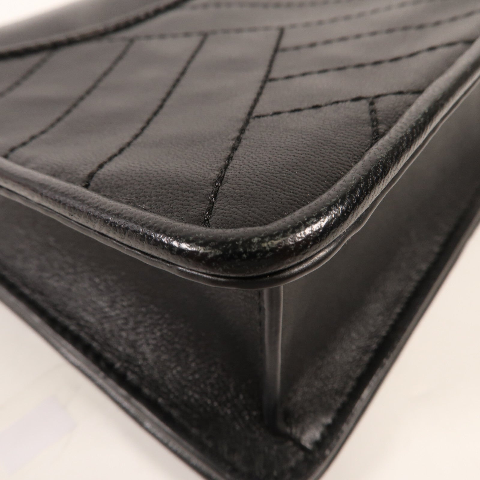 牛皮皮革Shoulder Bag金扣肩背袋