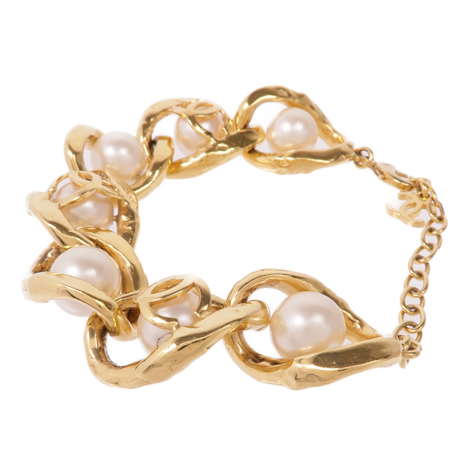 CHANEL PVC/金屬Bracelet手鏈