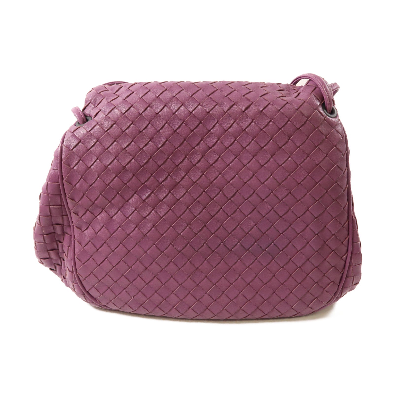 BOTTEGA VENETA 牛皮皮革Shoulder Bag肩背袋紫色