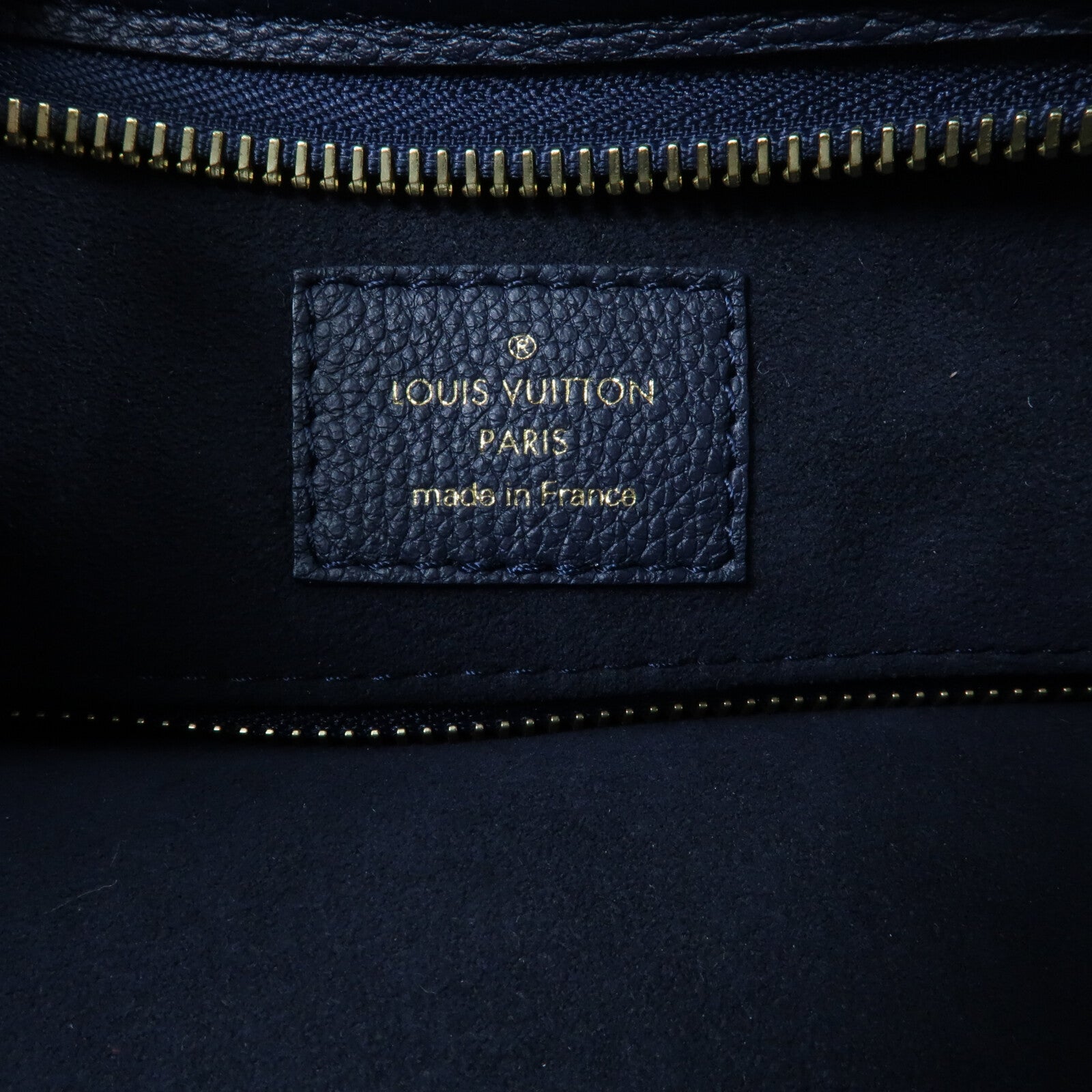 LOUIS VUITTON Monogram Empreinte CarryAll MM金扣肩背袋
