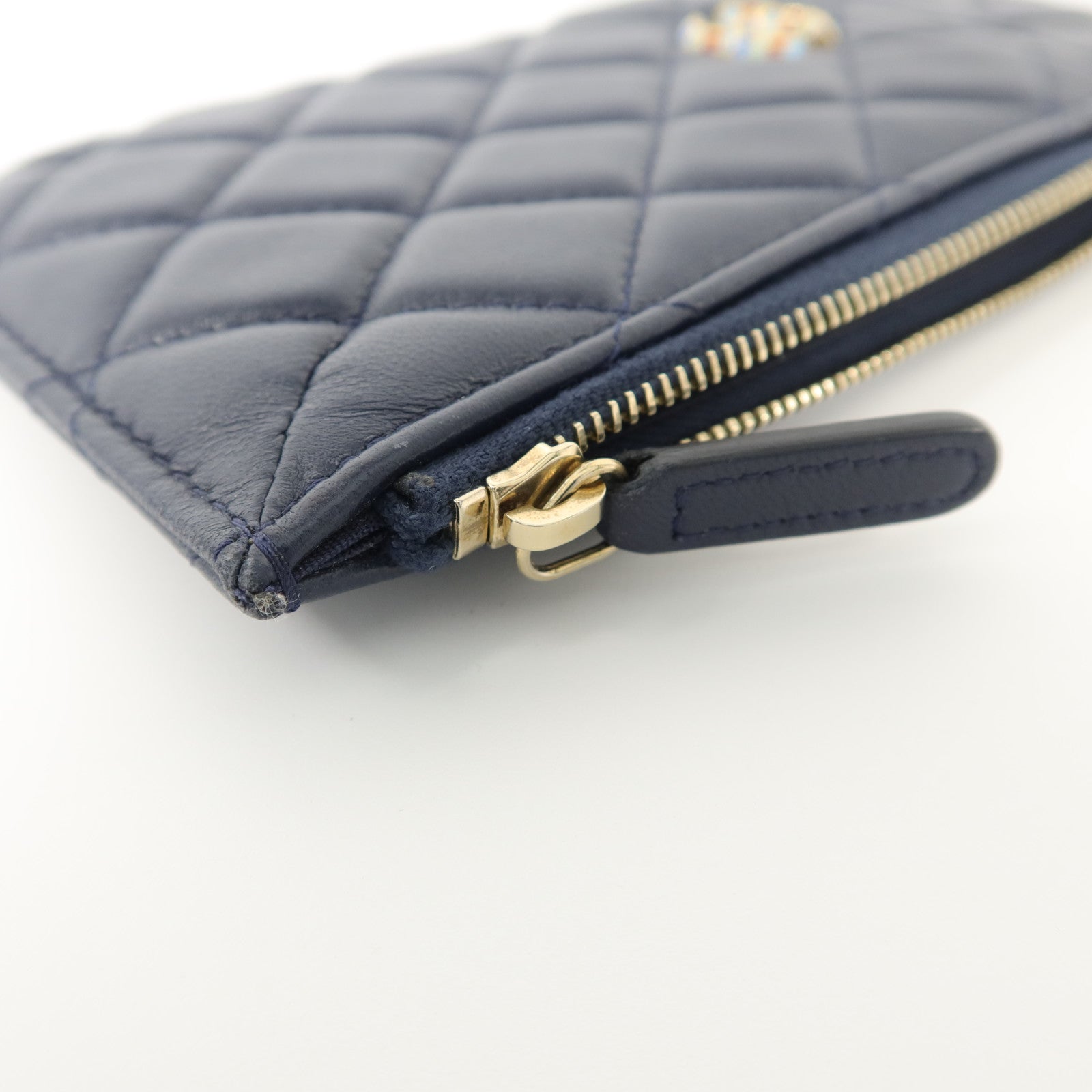 CHANEL 【激減優惠】羊皮皮革Classic Phone Pouch with Zipper長錢包